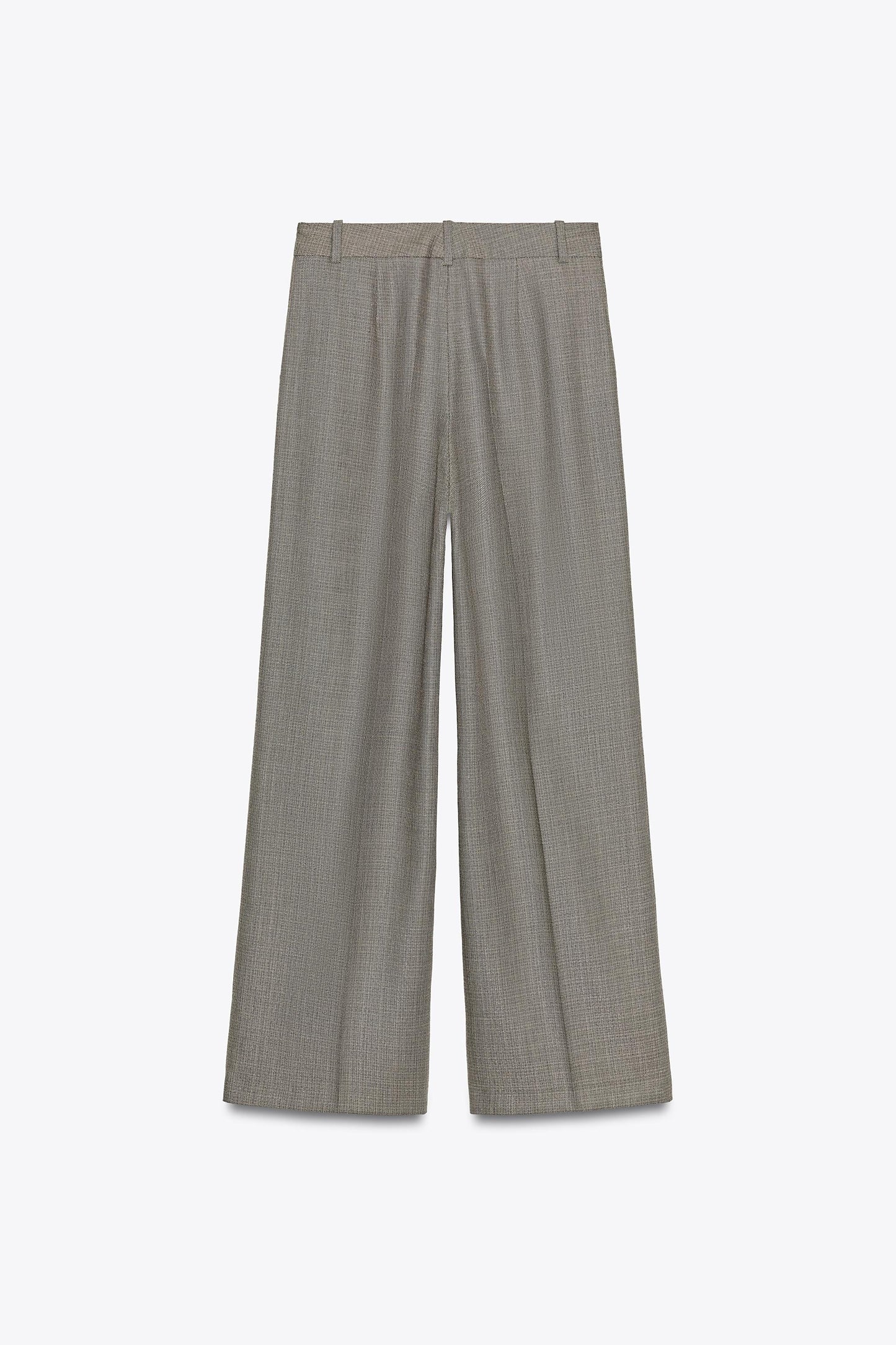 WIDE LEG PLEATED PANTS