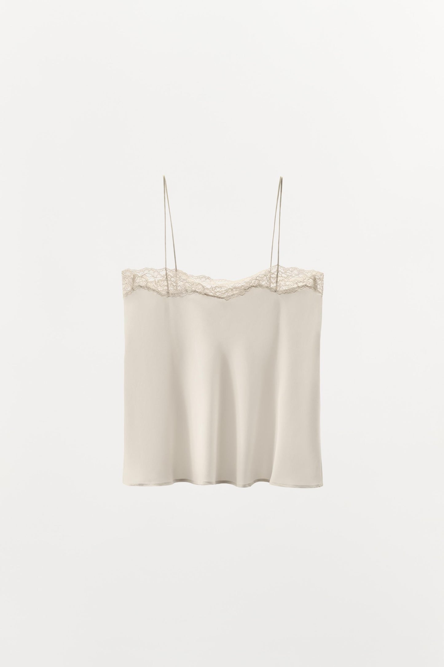 SILK LACE CAMISOLE TOP