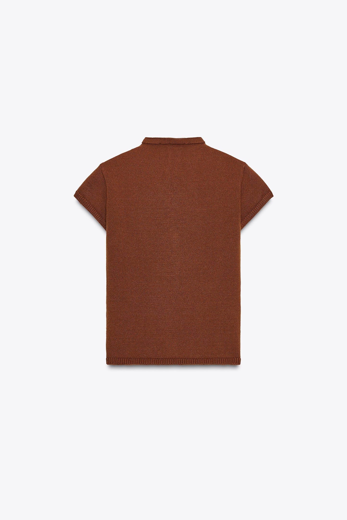 BUTTONED KNIT TOP