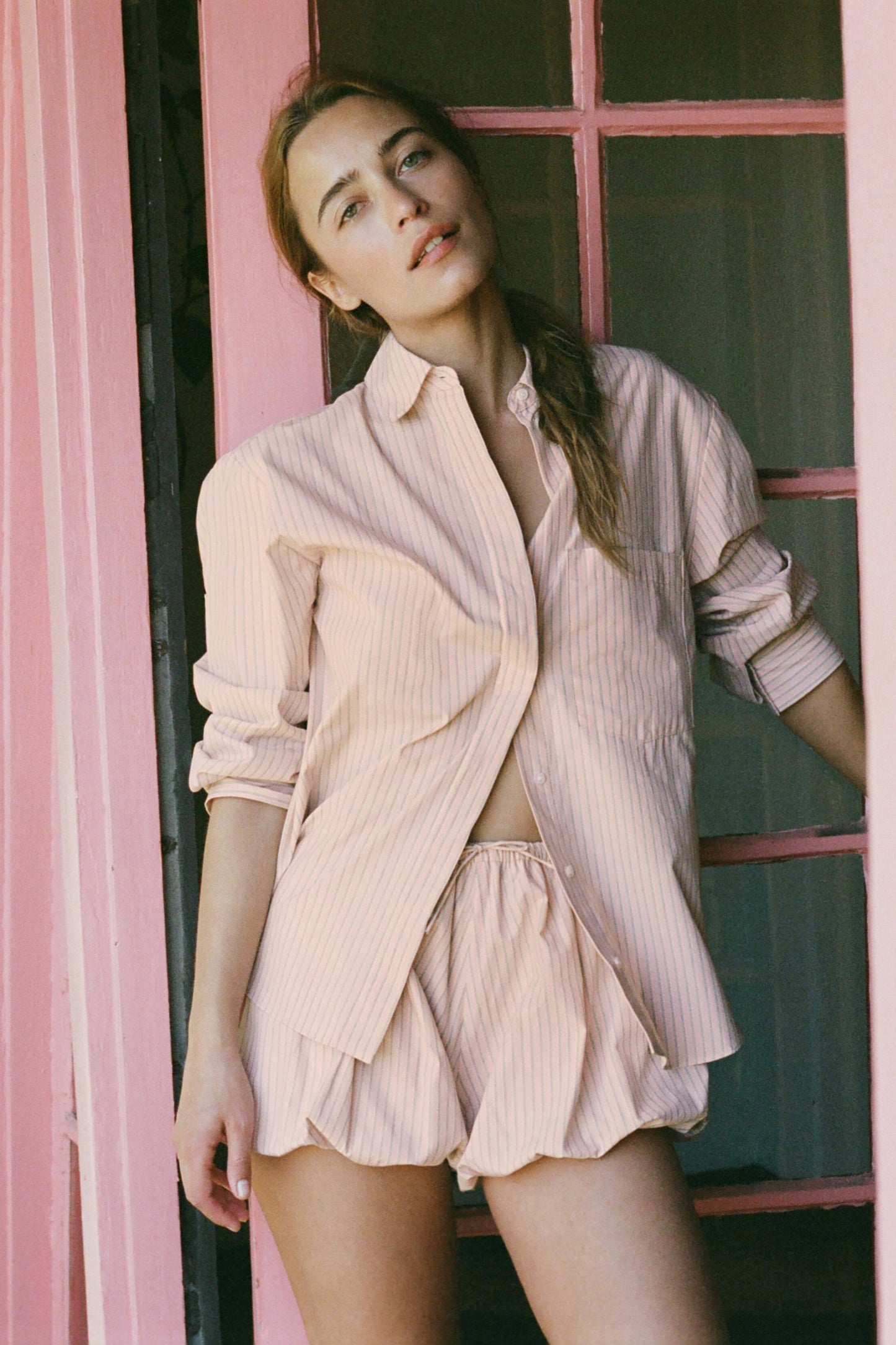 STRIPED COTTON SHIRT