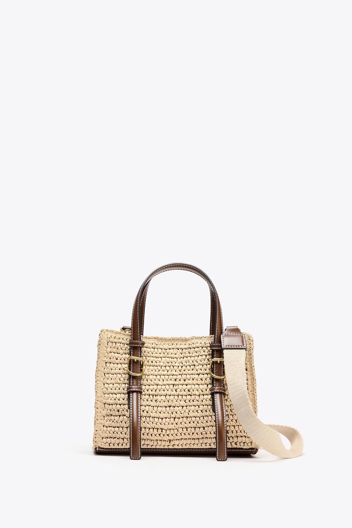 WOVEN MINI TOTE BAG