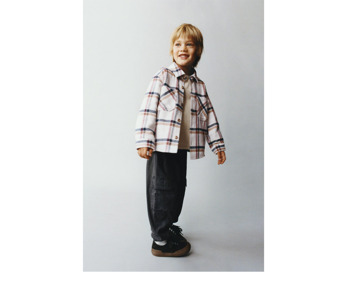 PLAID OVERSHIRT