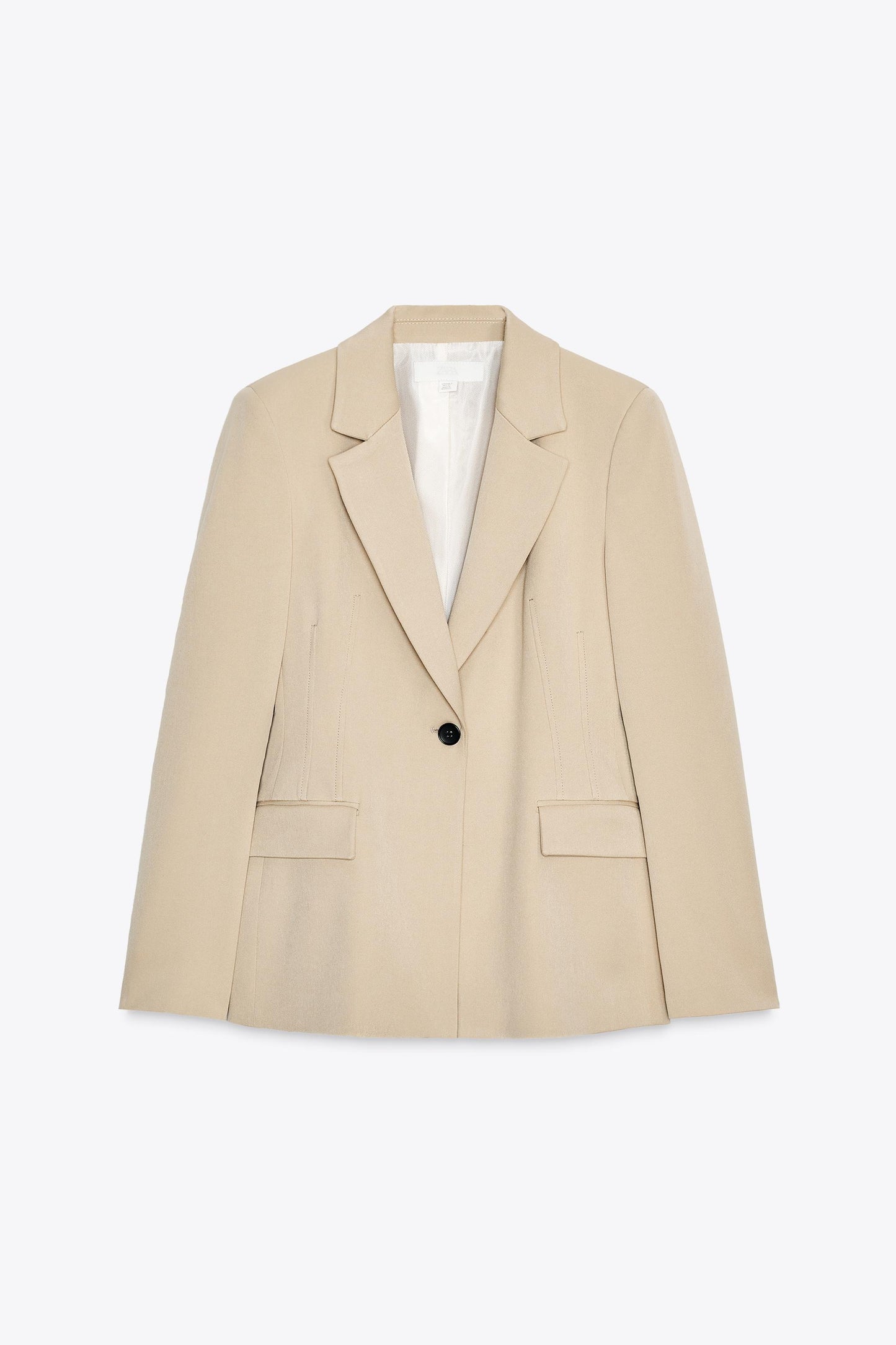 ONE-BUTTON TAILORED BLAZER