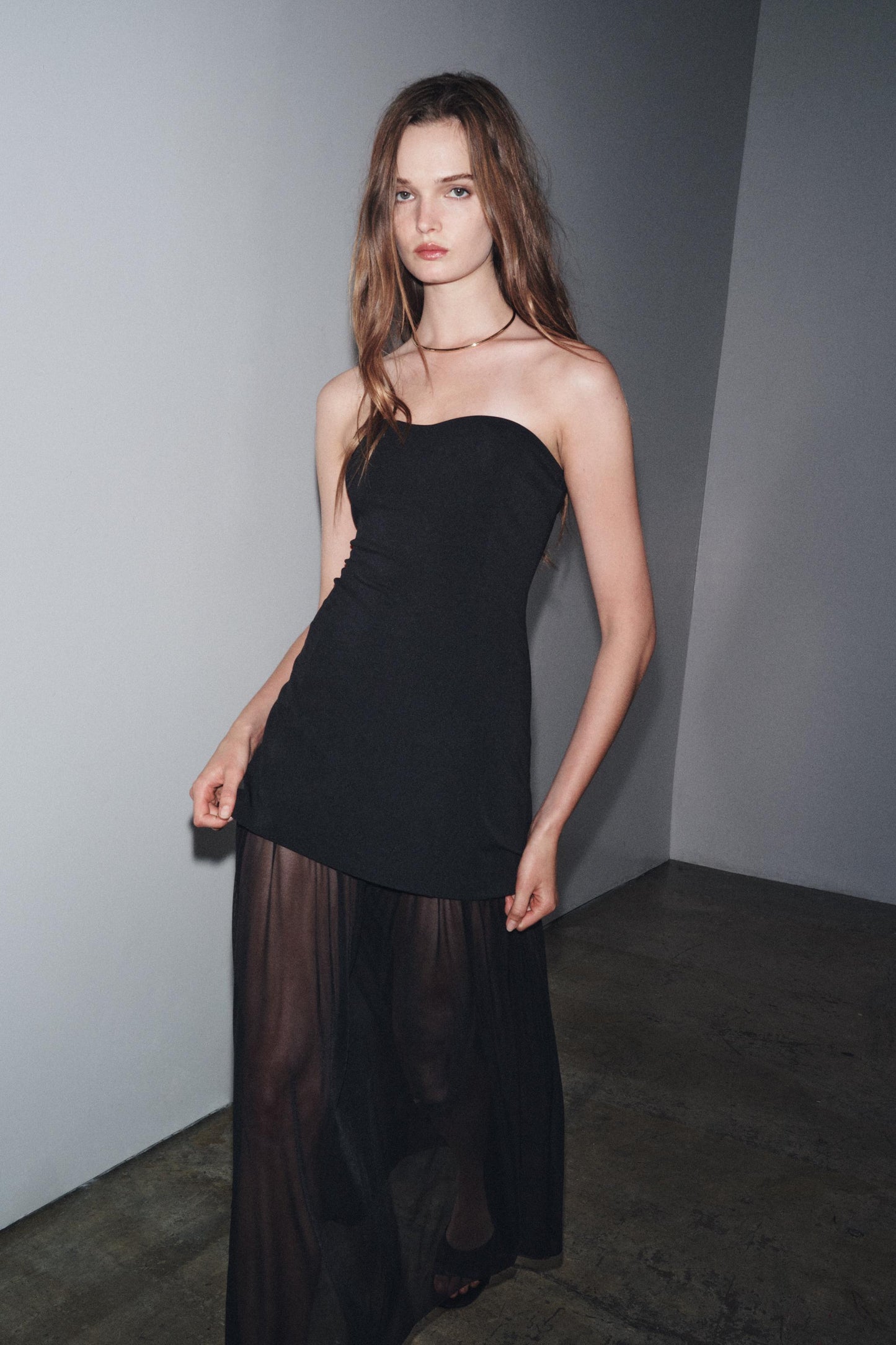 COMBINATION STRAPLESS DRESS