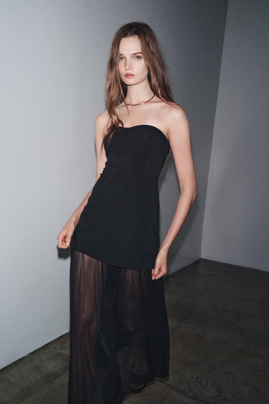 COMBINATION STRAPLESS DRESS