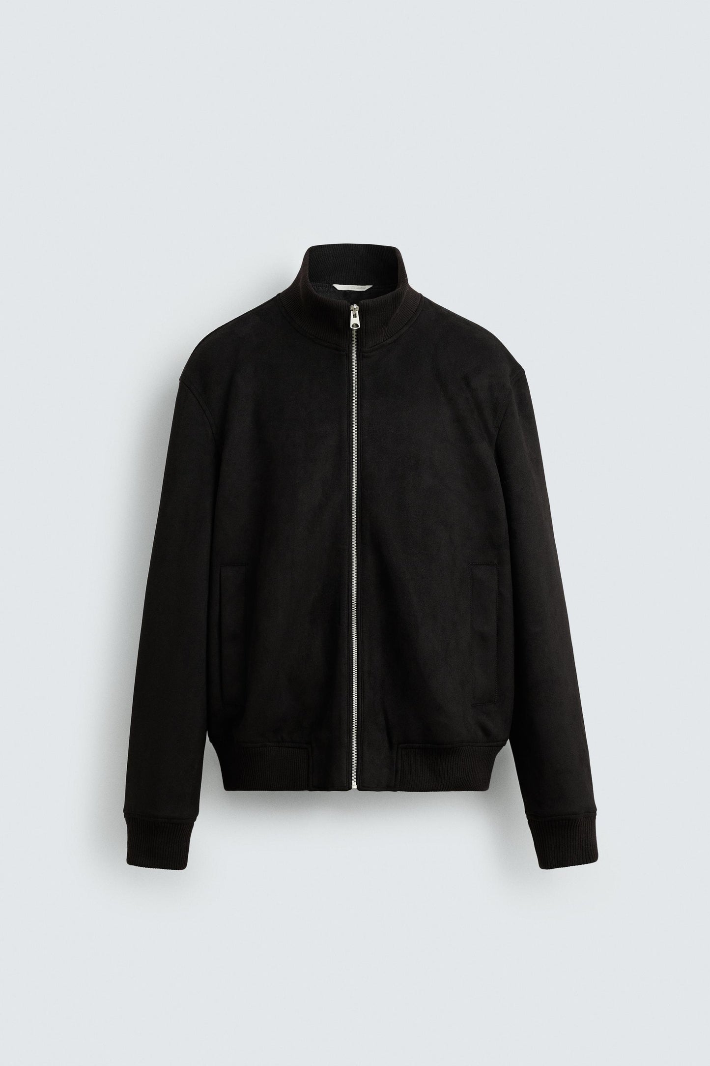 FAUX SUEDE JACKET REGULAR FIT