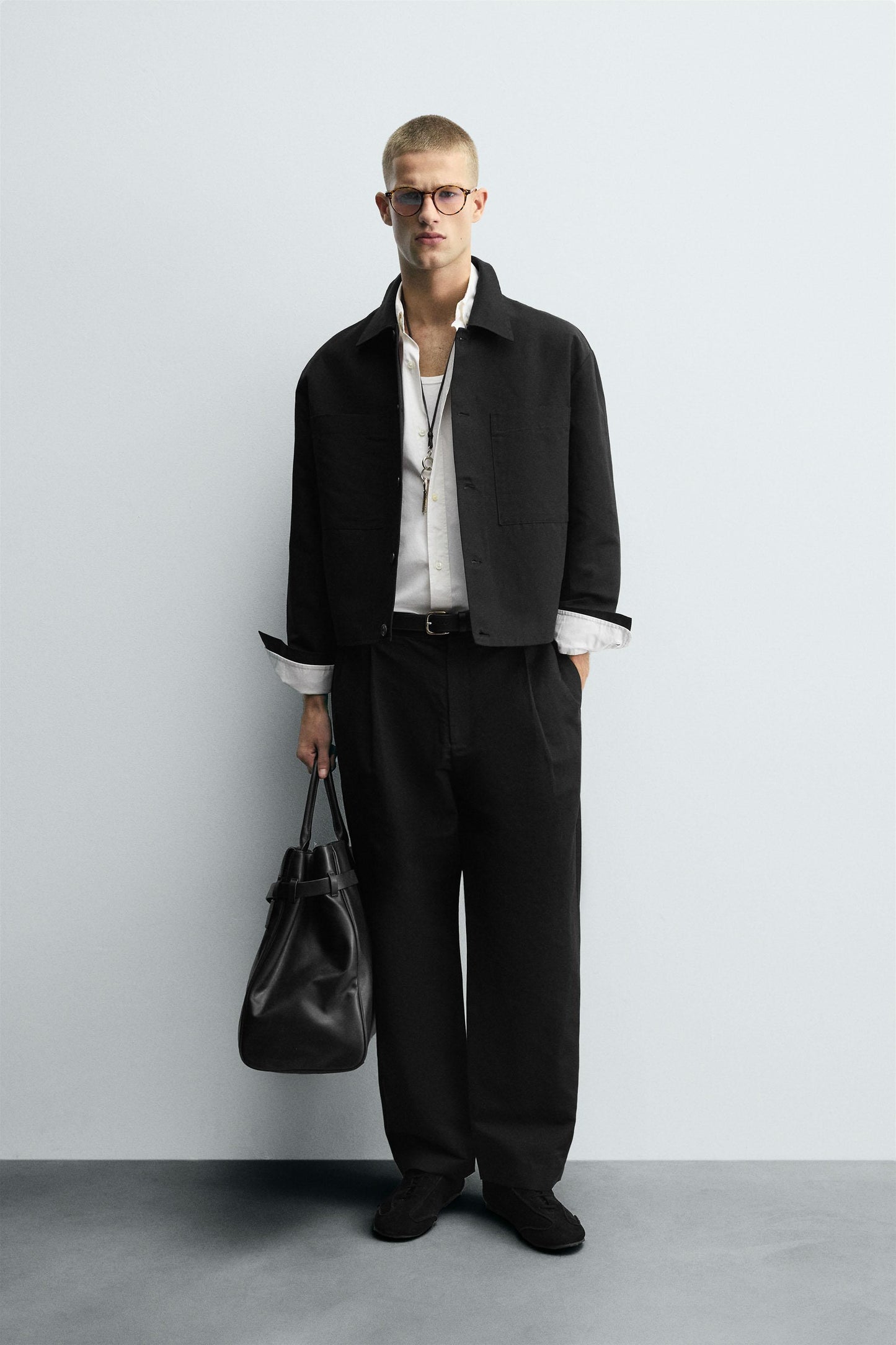 RELAXED FIT POCKET OVERSHIRT