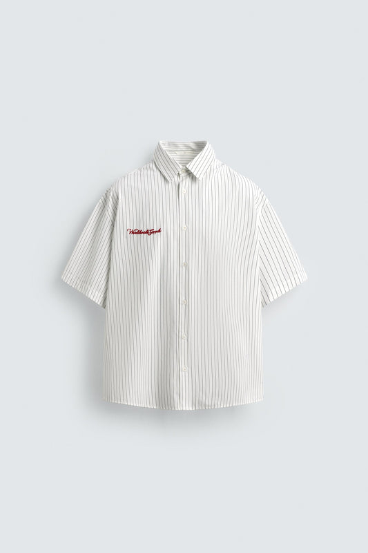 EMBROIDERED STRIPED SHIRT
