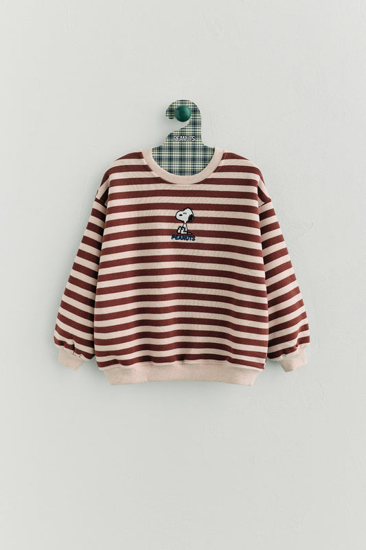 STRIPED SNOOPY PEANUTS™ SWEATSHIRT