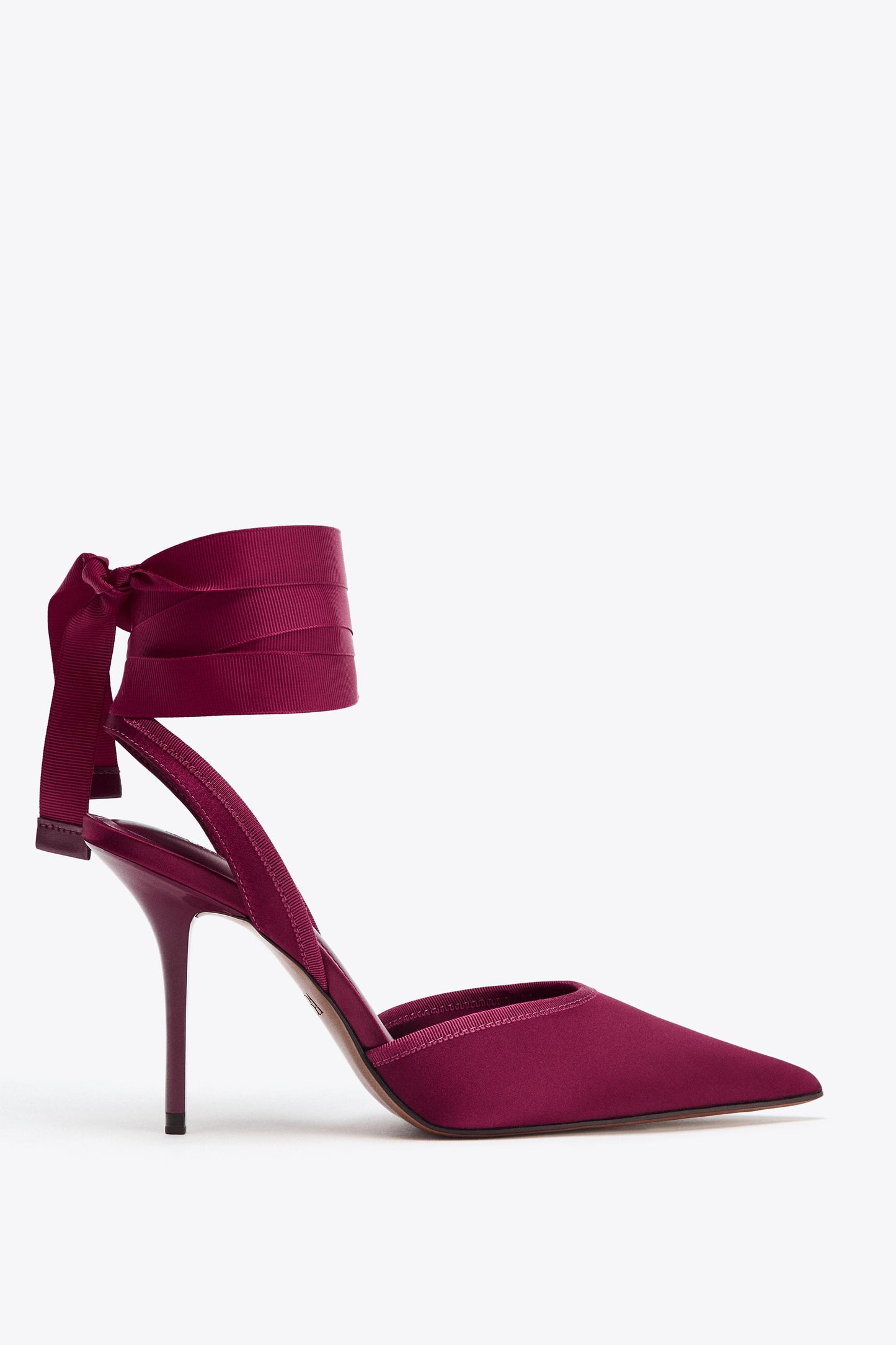 SLINGBACK ANKLE STRAP HEELS