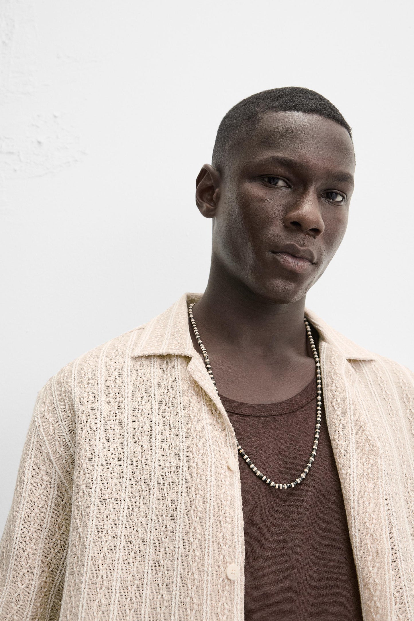 GEOMETRIC JACQUARD SHIRT