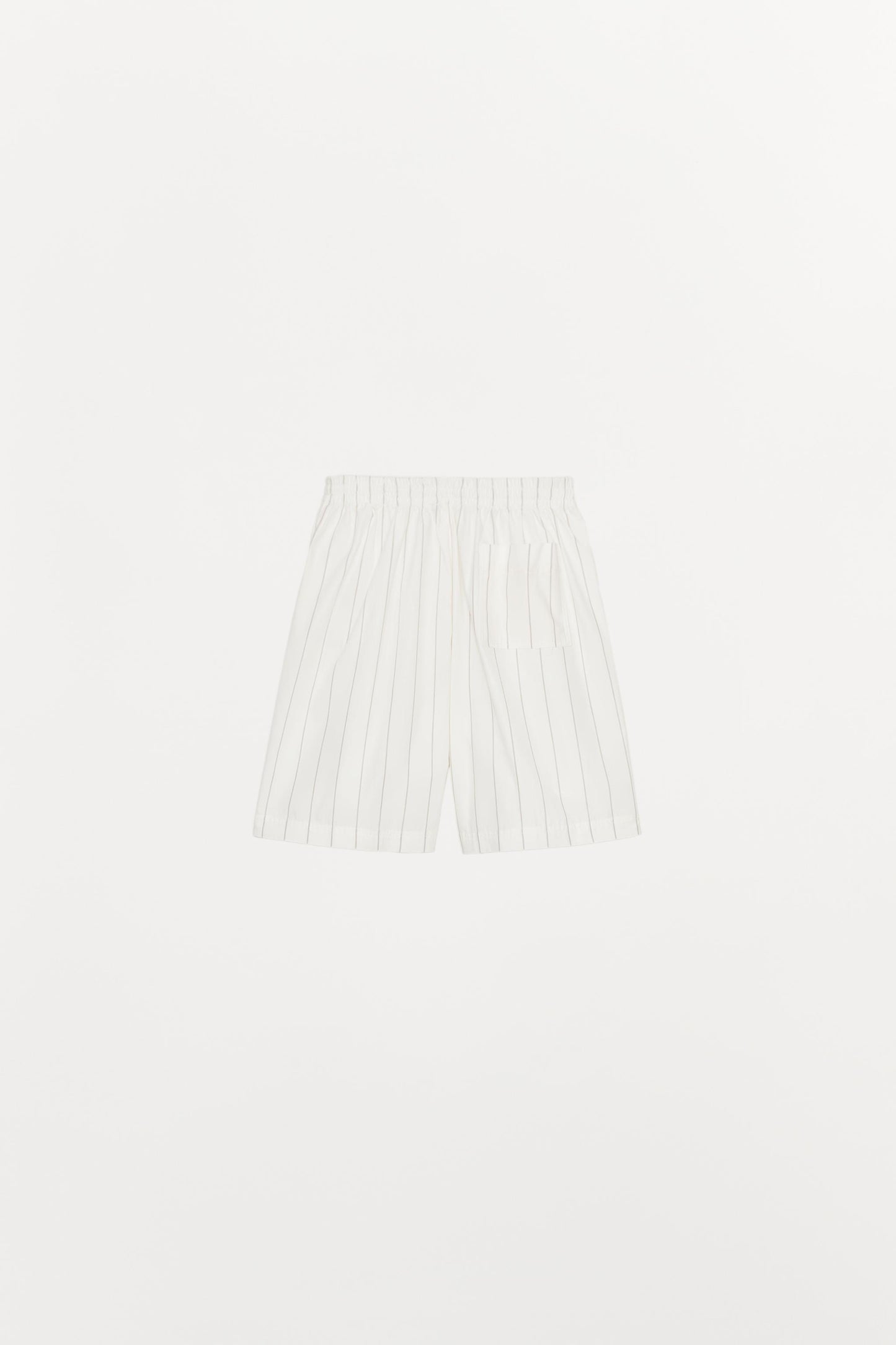 STRIPED BOXER PAJAMA SHORTS