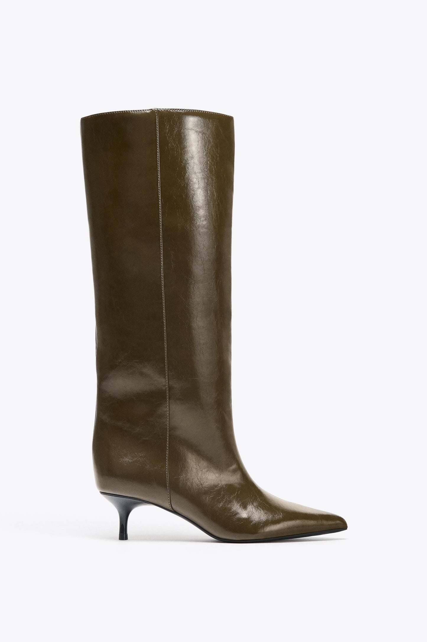 KITTEN HEEL BOOTS