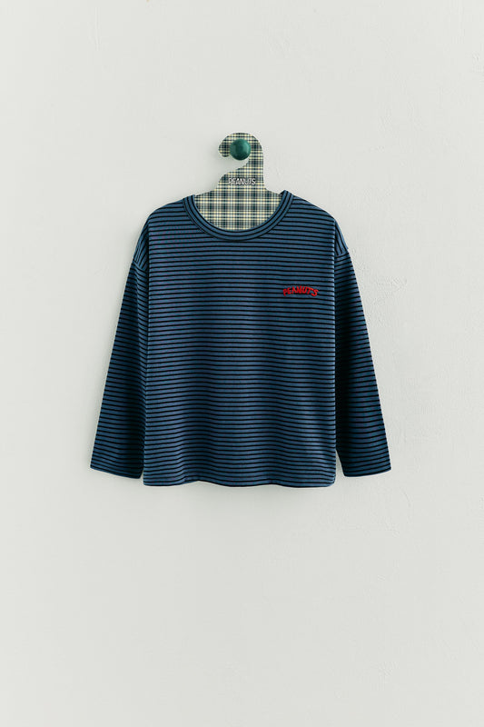STRIPED SNOOPY PEANUTS™ EMBROIDERED T-SHIRT