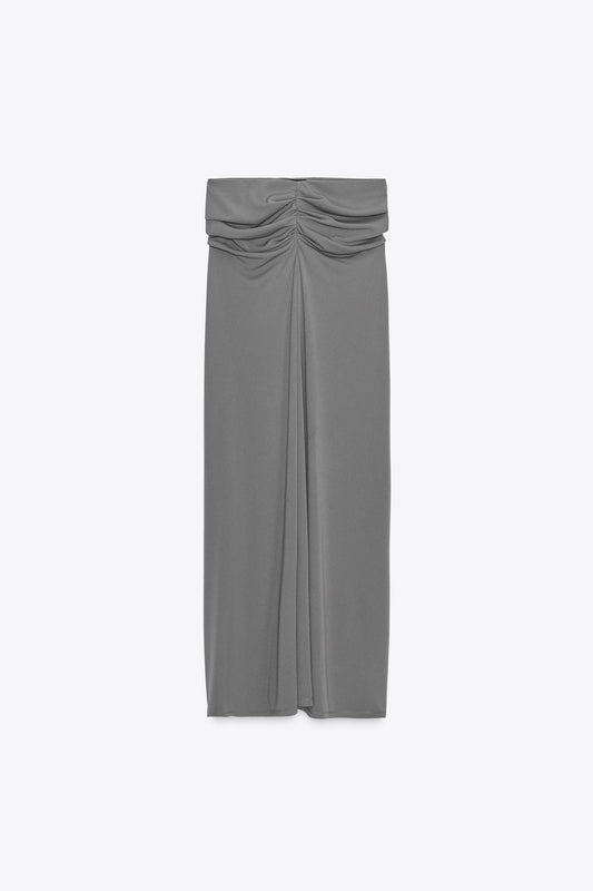 GATHERED LONG SKIRT