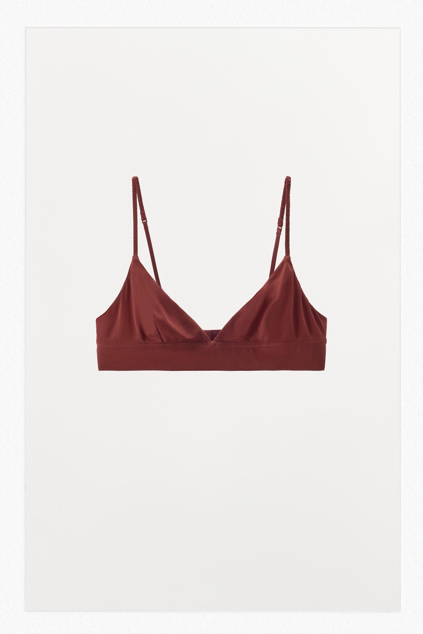 LIMITED EDITION SILK TRIANGLE BRALETTE