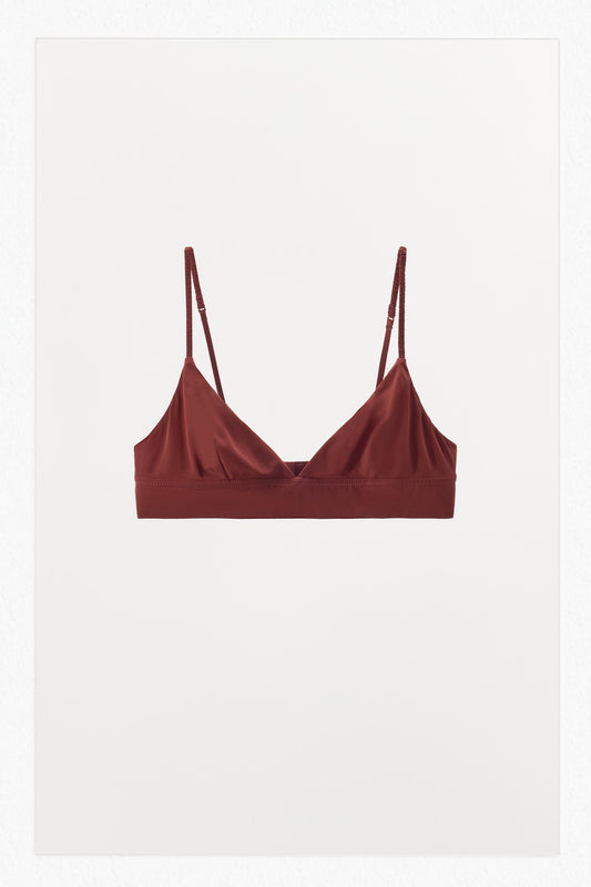 LIMITED EDITION SILK TRIANGLE BRALETTE