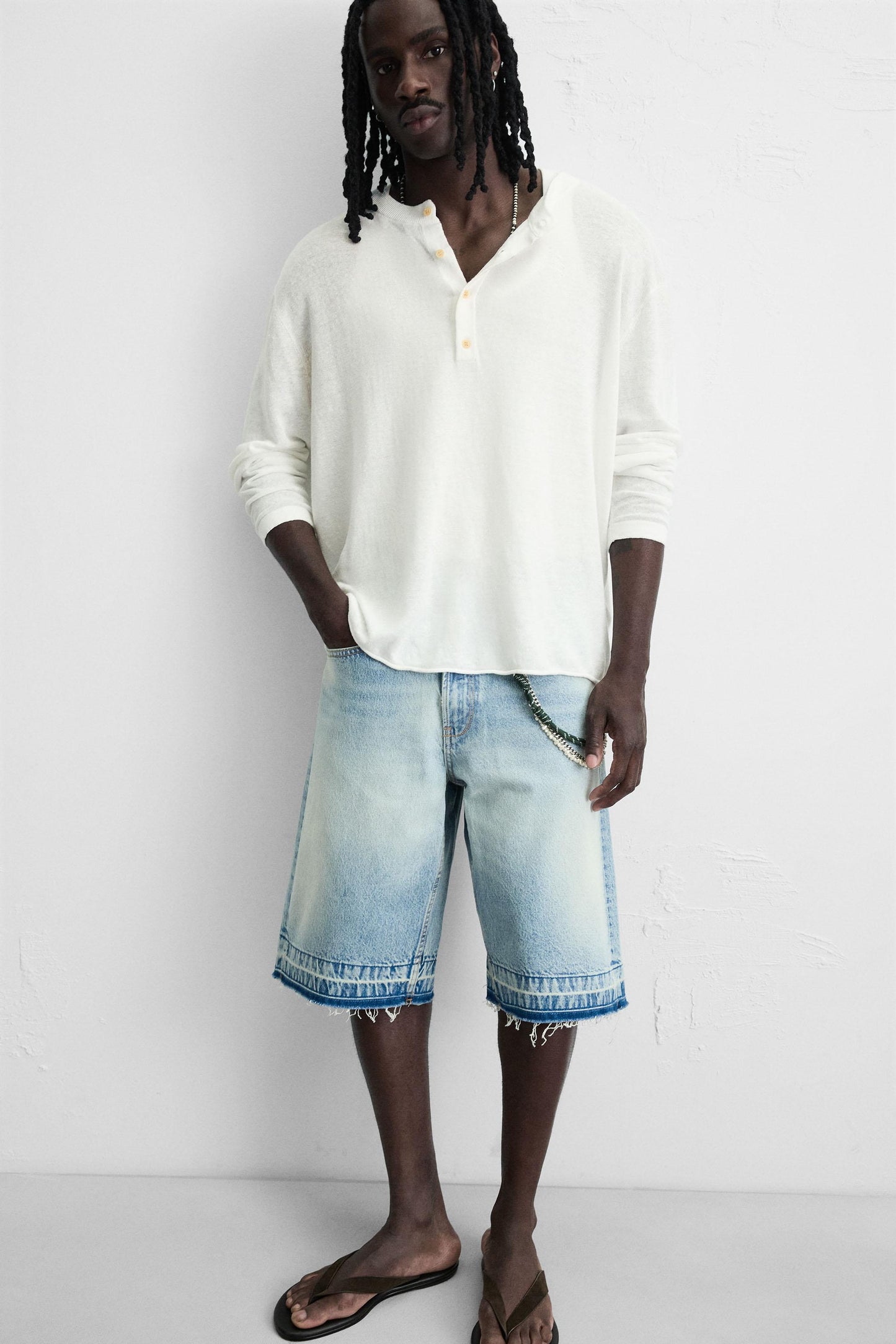 BAGGY FIT DENIM SHORTS