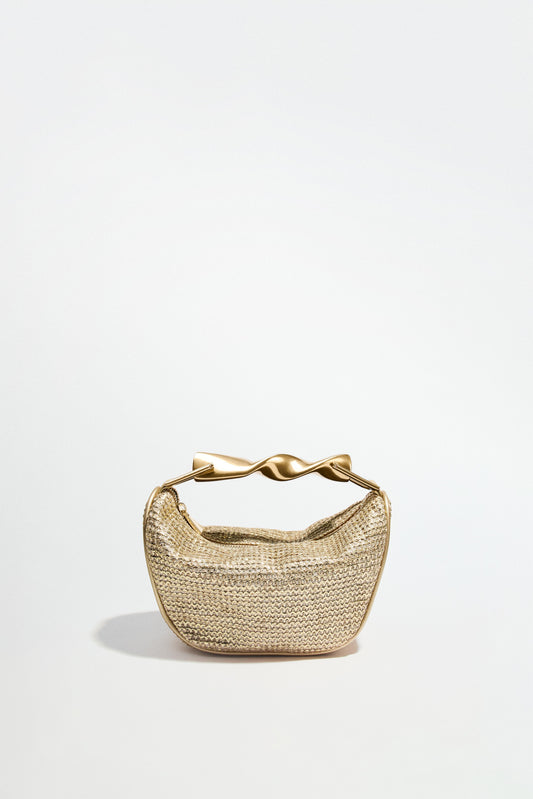 MINI BAG WITH METALLIC HANDLE