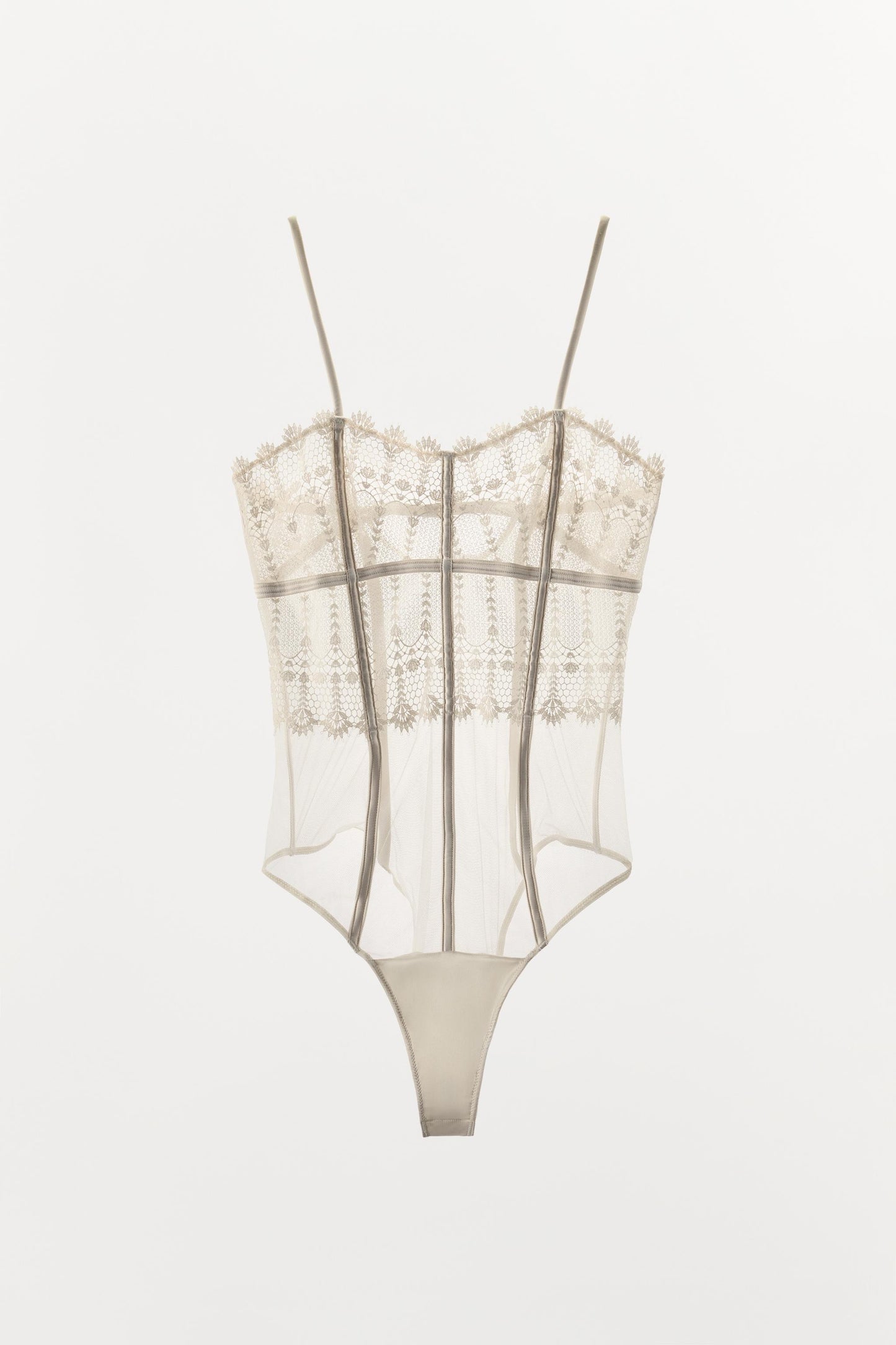 STRAPPY GUIPURE BODYSUIT