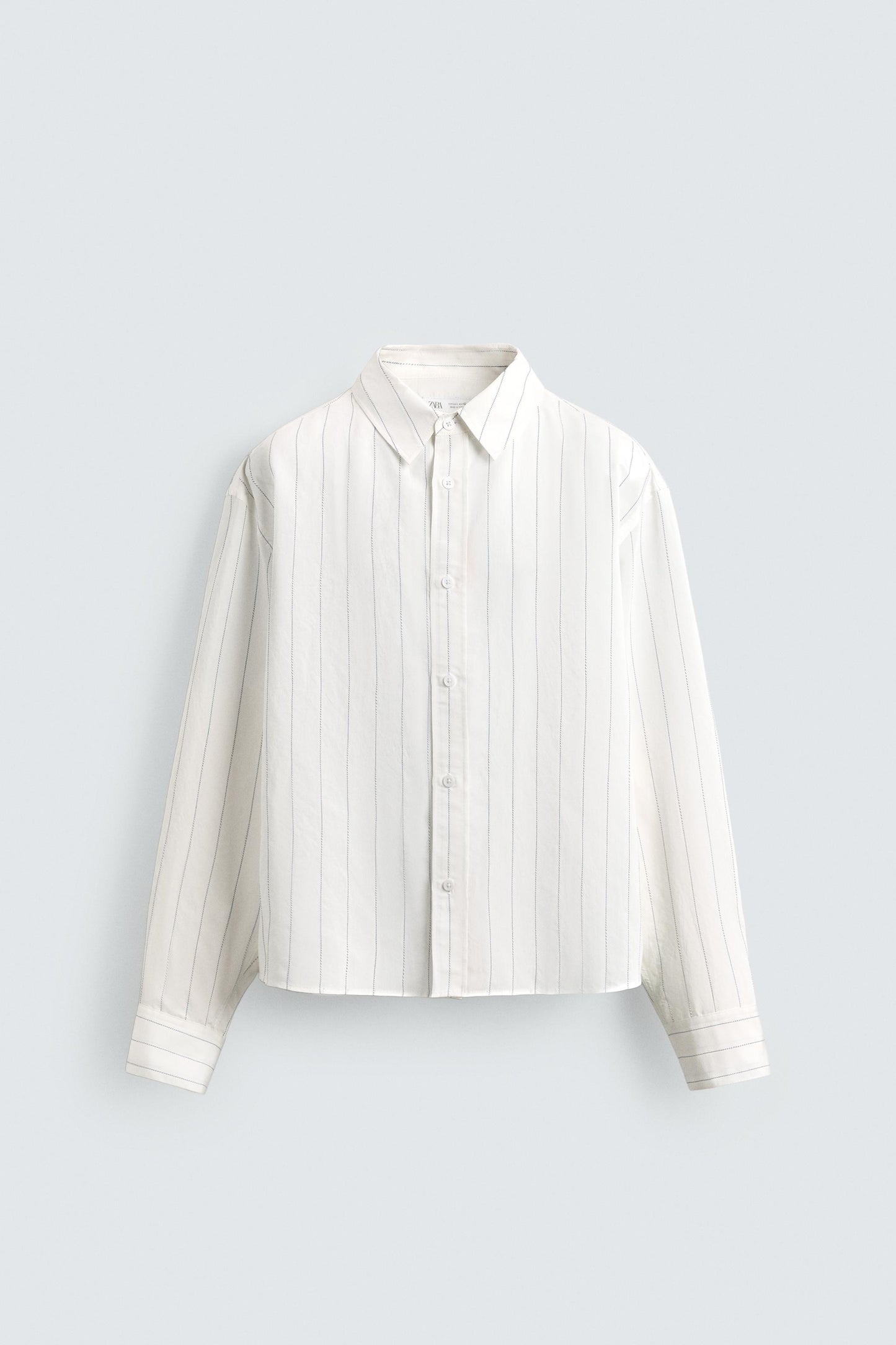 IRREGULAR STRIPE FLOWY SHIRT