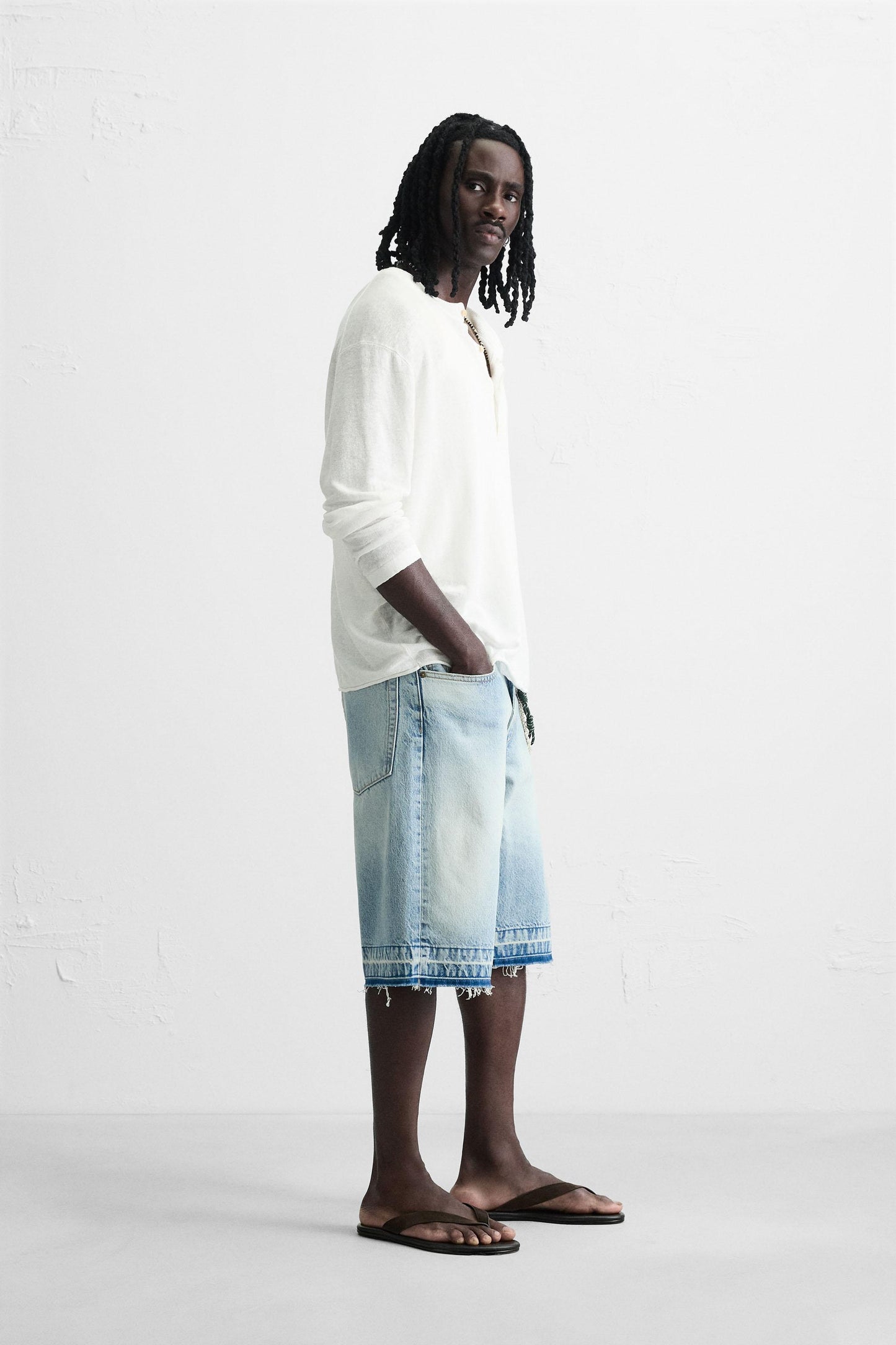 BAGGY FIT DENIM SHORTS