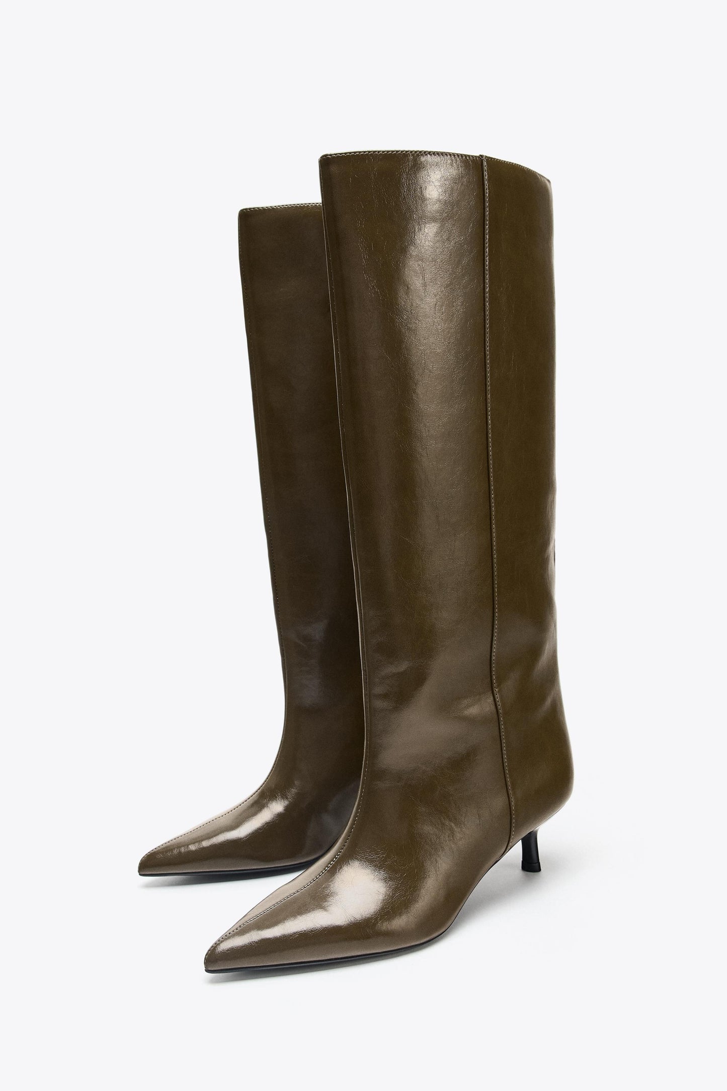 KITTEN HEEL BOOTS