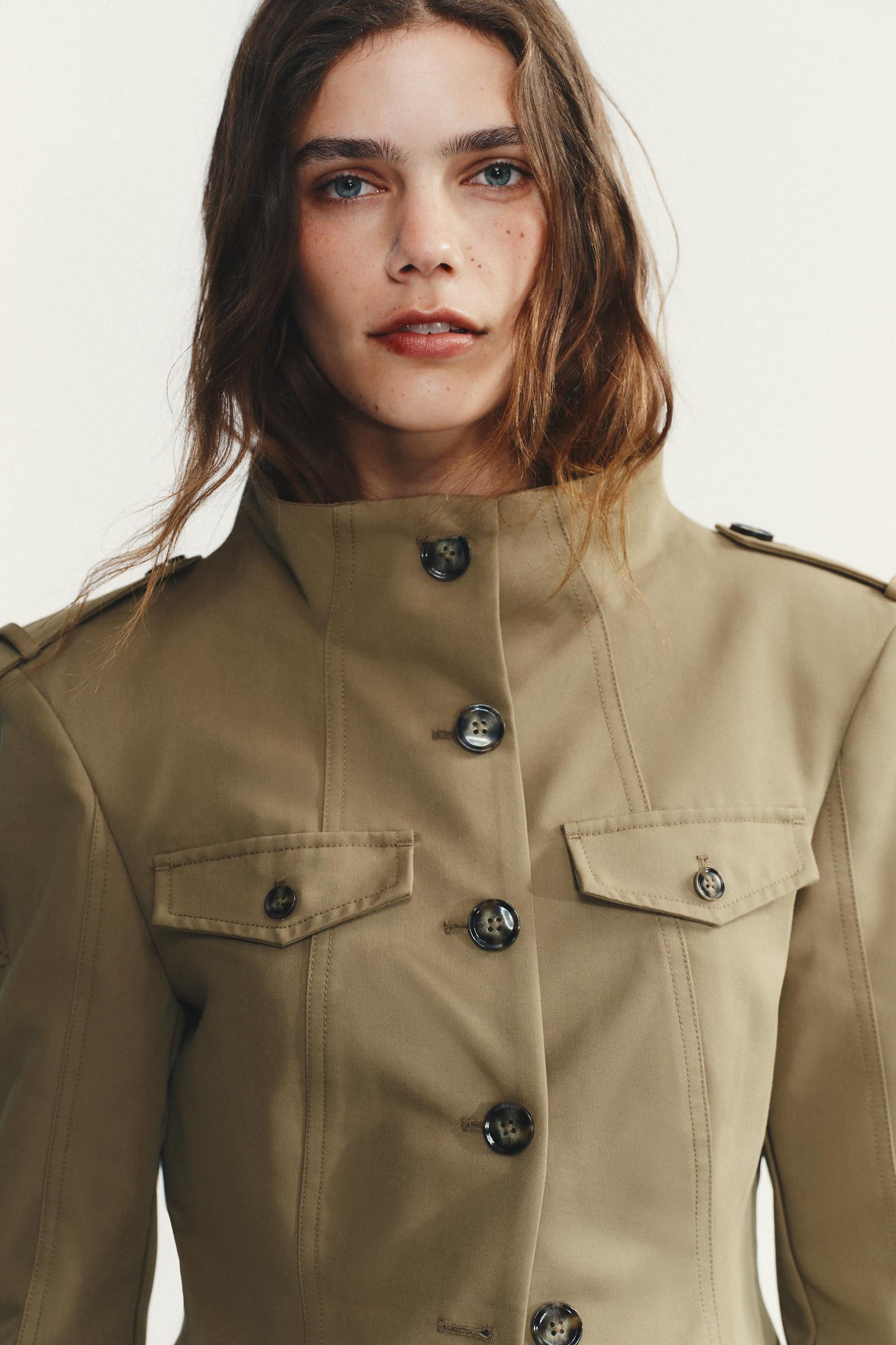 TABBED POCKET JACKET