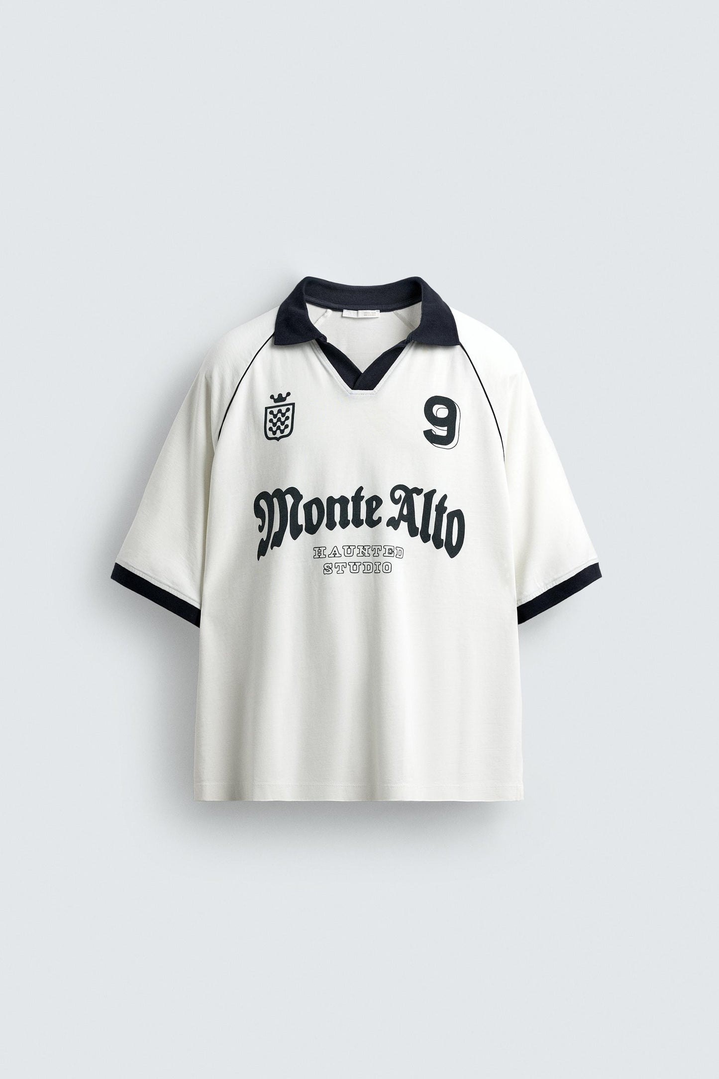 RETRO SOCCER PRINTED POLO SHIRT