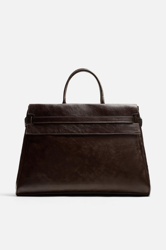LEATHER HANDBAG