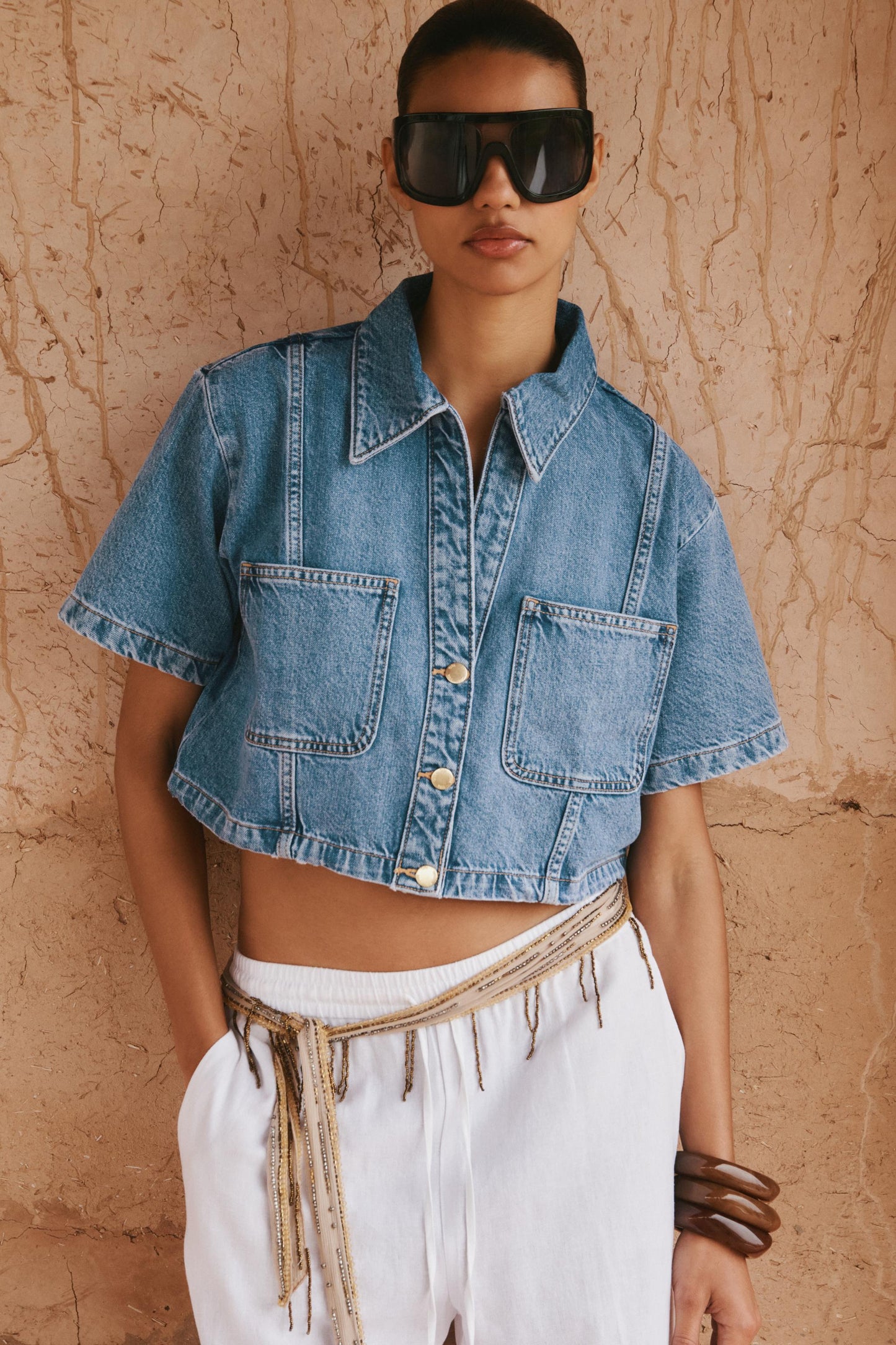 Z1975 SHORT DENIM SHIRT
