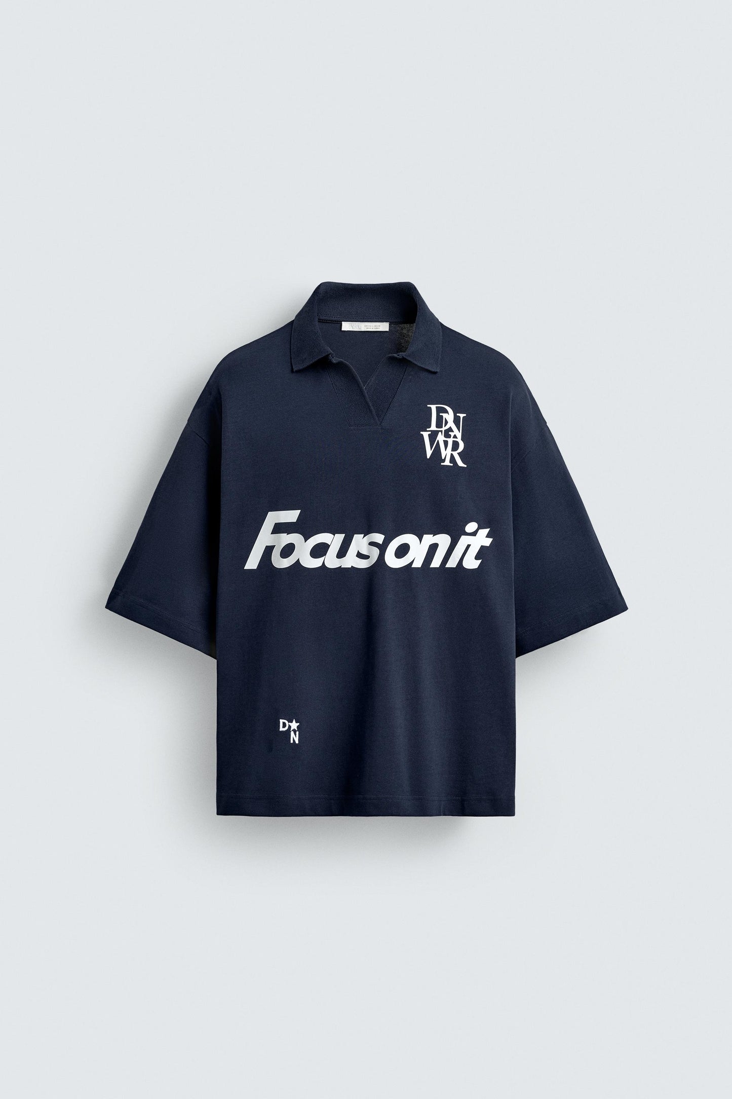 RETRO SOCCER PRINTED POLO SHIRT