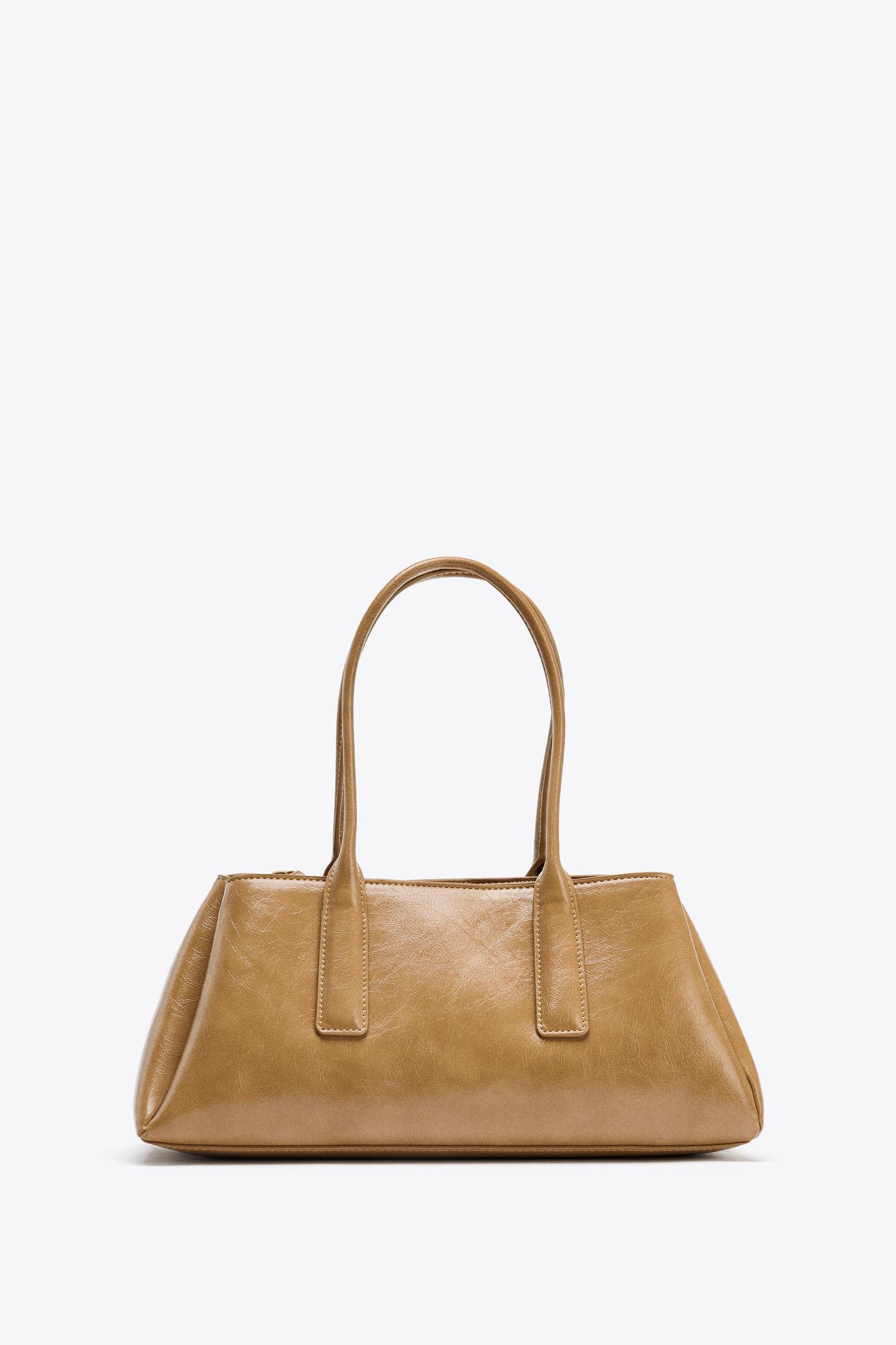 CRACKLE-EFFECT CITY BAG