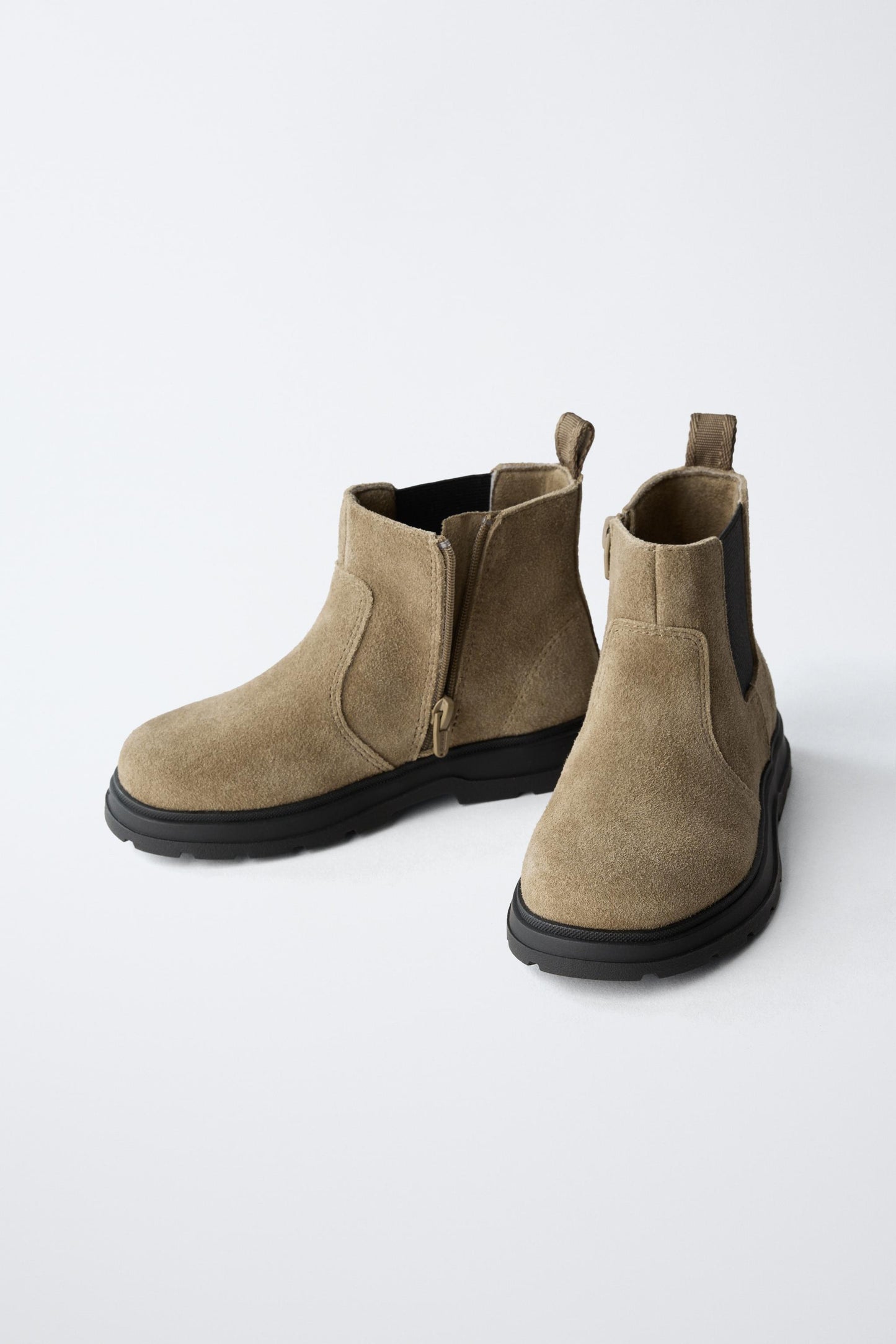 SPLIT LEATHER BOOTS