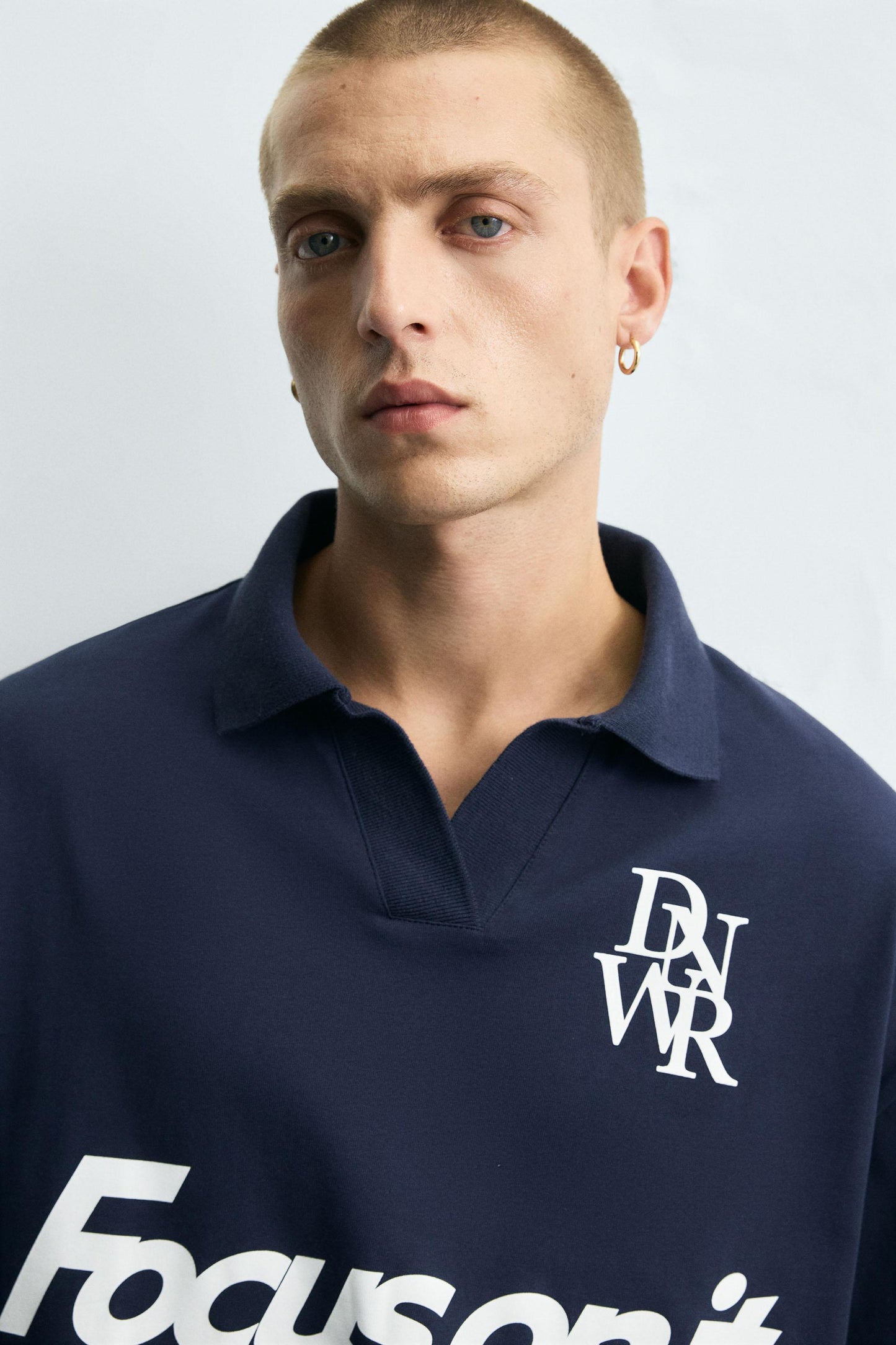 RETRO SOCCER PRINTED POLO SHIRT
