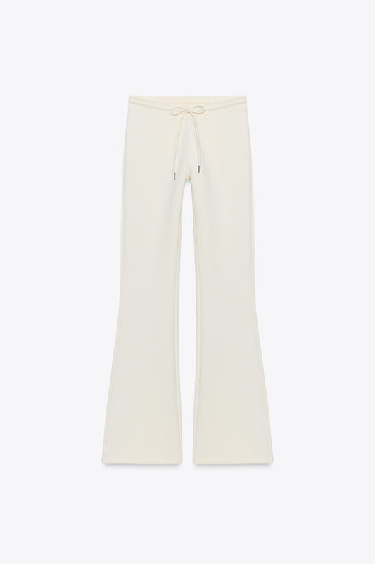 INTERLOCK FLARE PANTS
