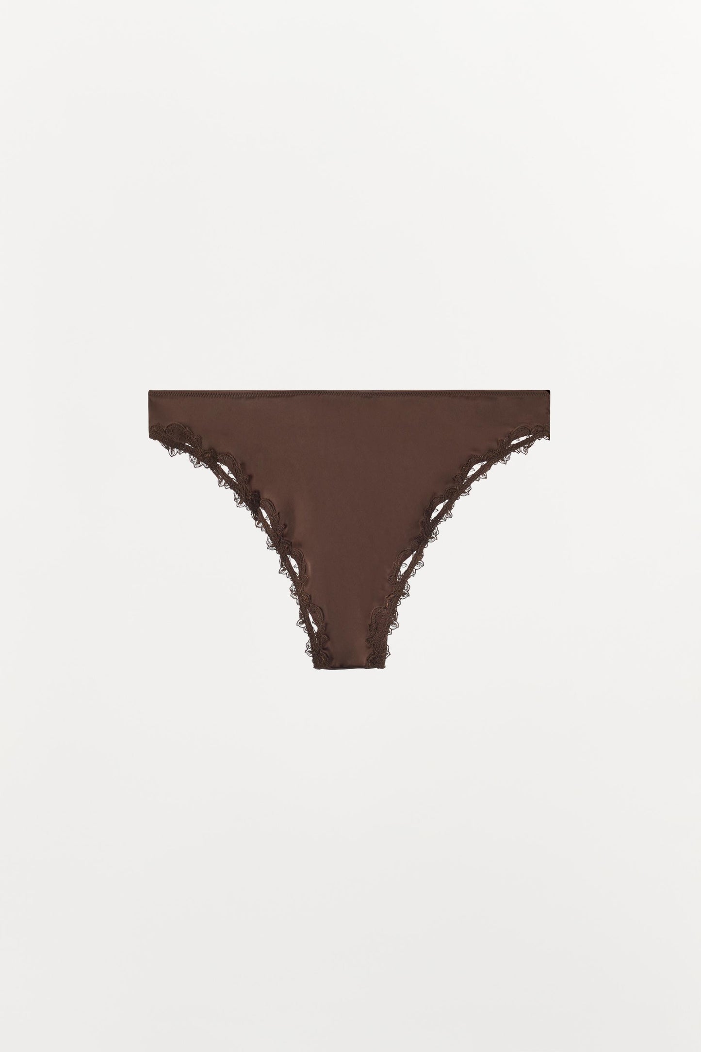 SATIN EFFECT LACE PANTIES