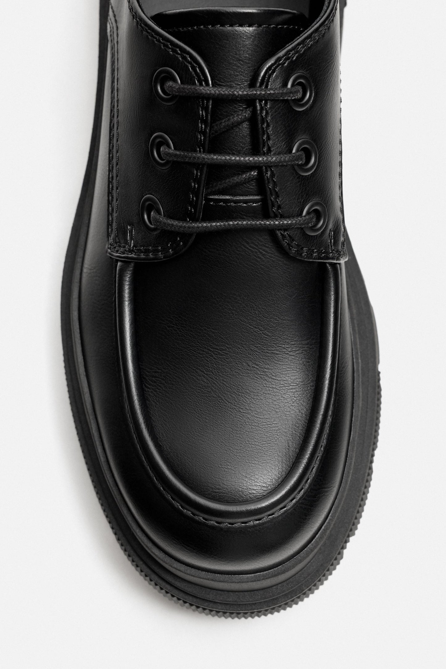 CHUNKY MOC TOE SHOES