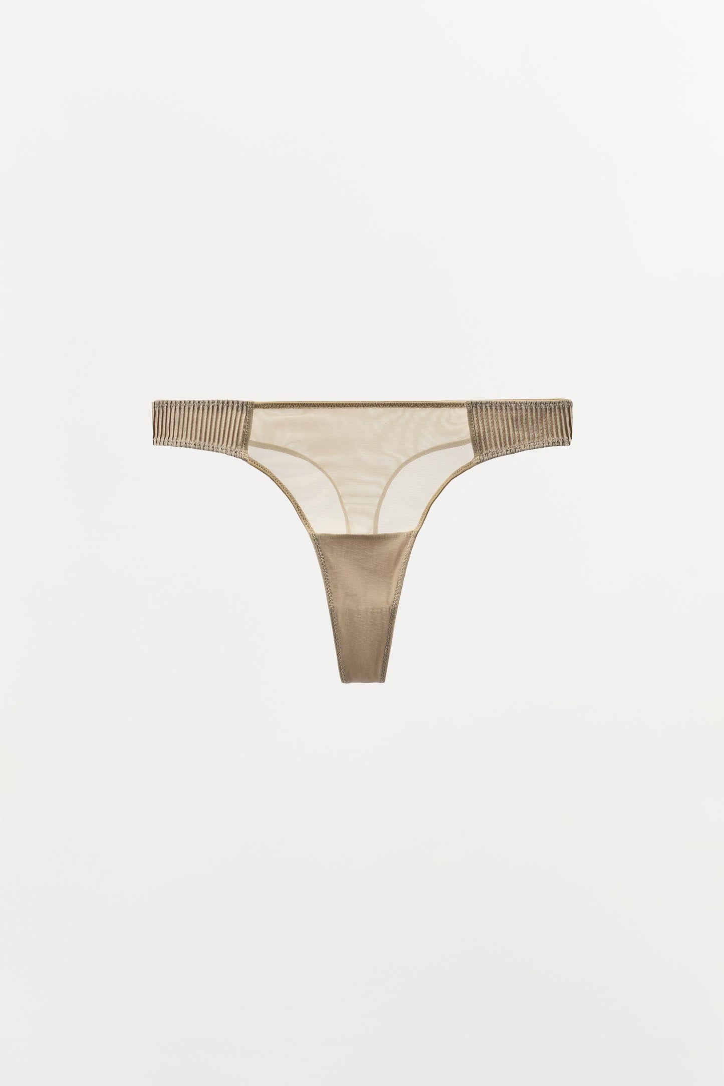 COMBINED PLEATED THONG