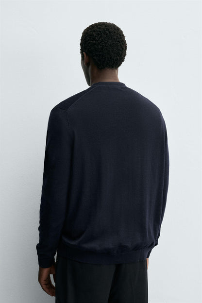 100% WOOL CARDIGAN