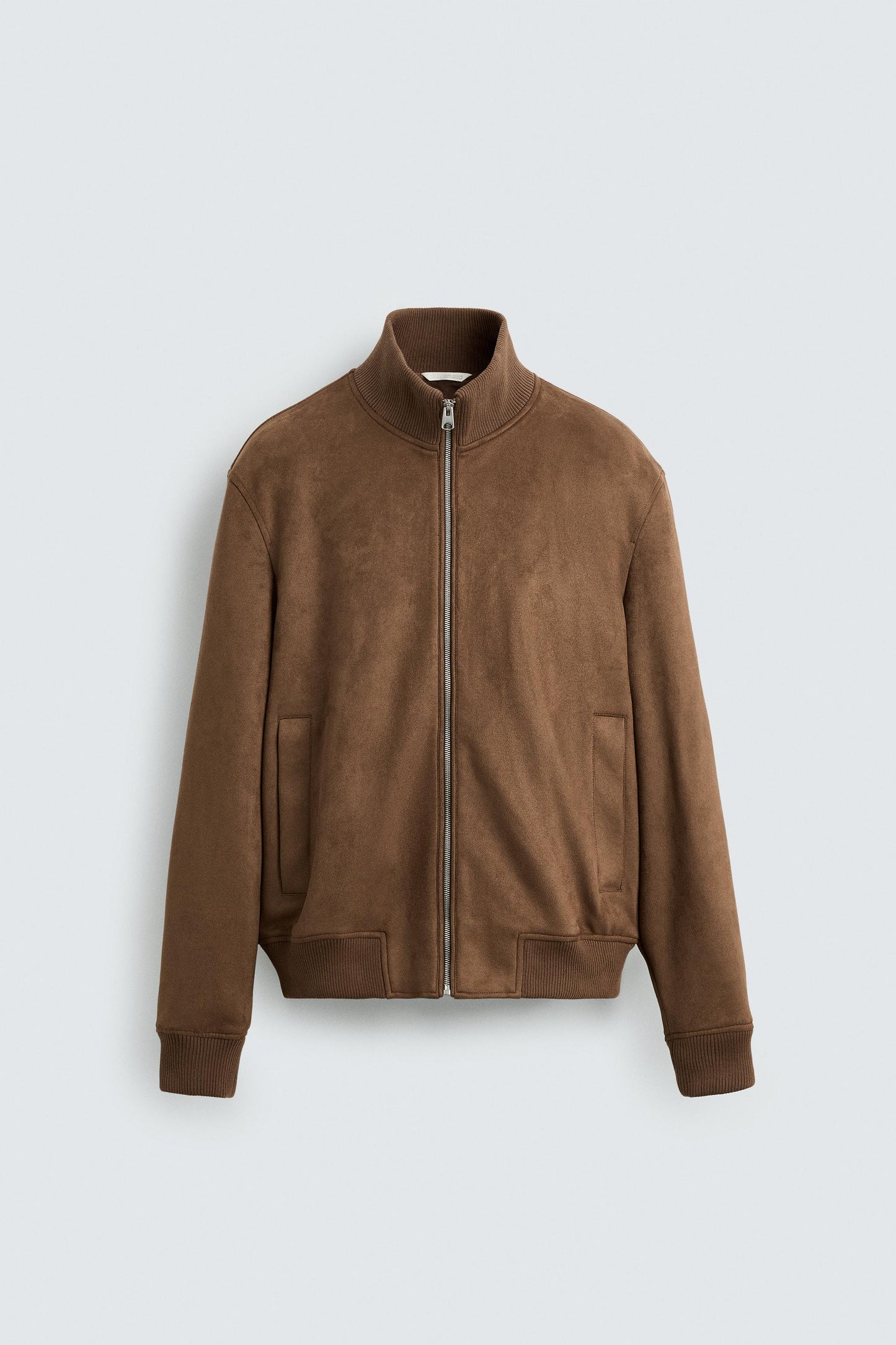 FAUX SUEDE JACKET REGULAR FIT