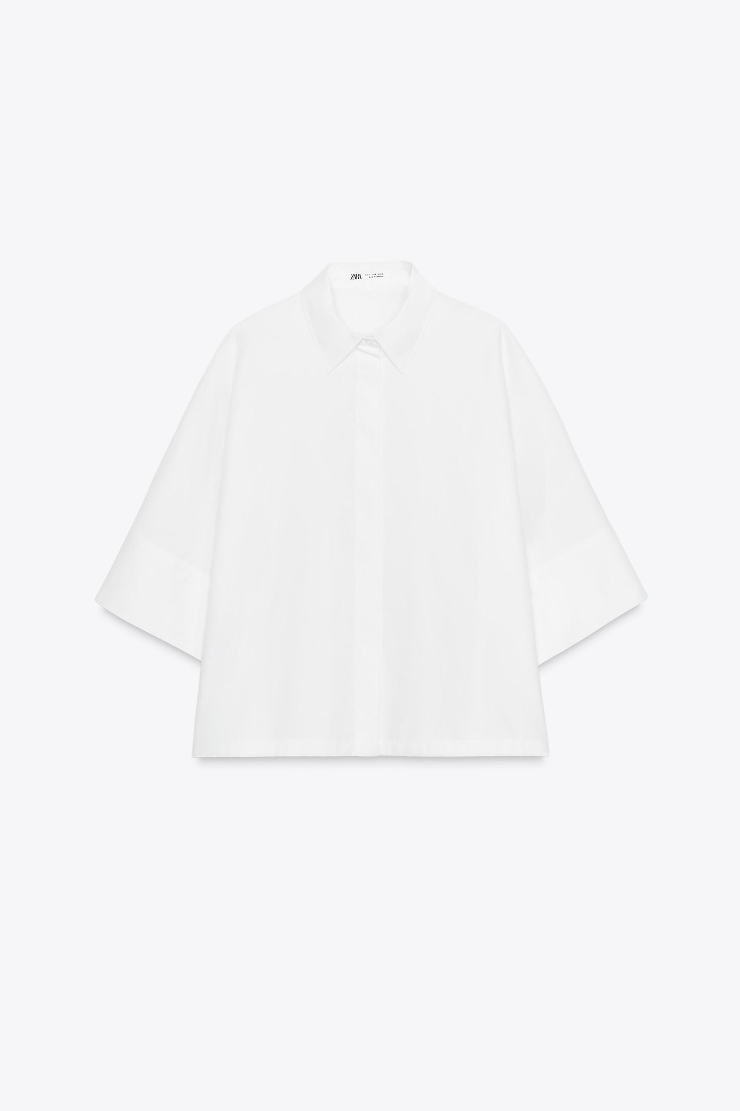 ZW COLLECTION POPLIN SHIRT