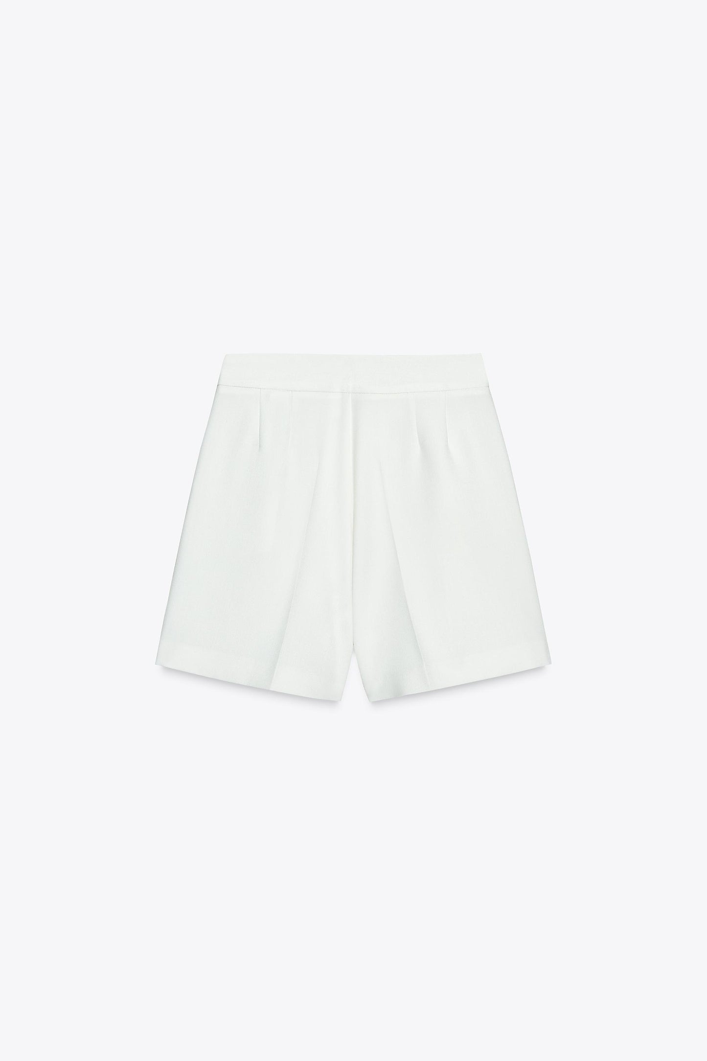 HIGH-WAISTED PLEATED SHORTS