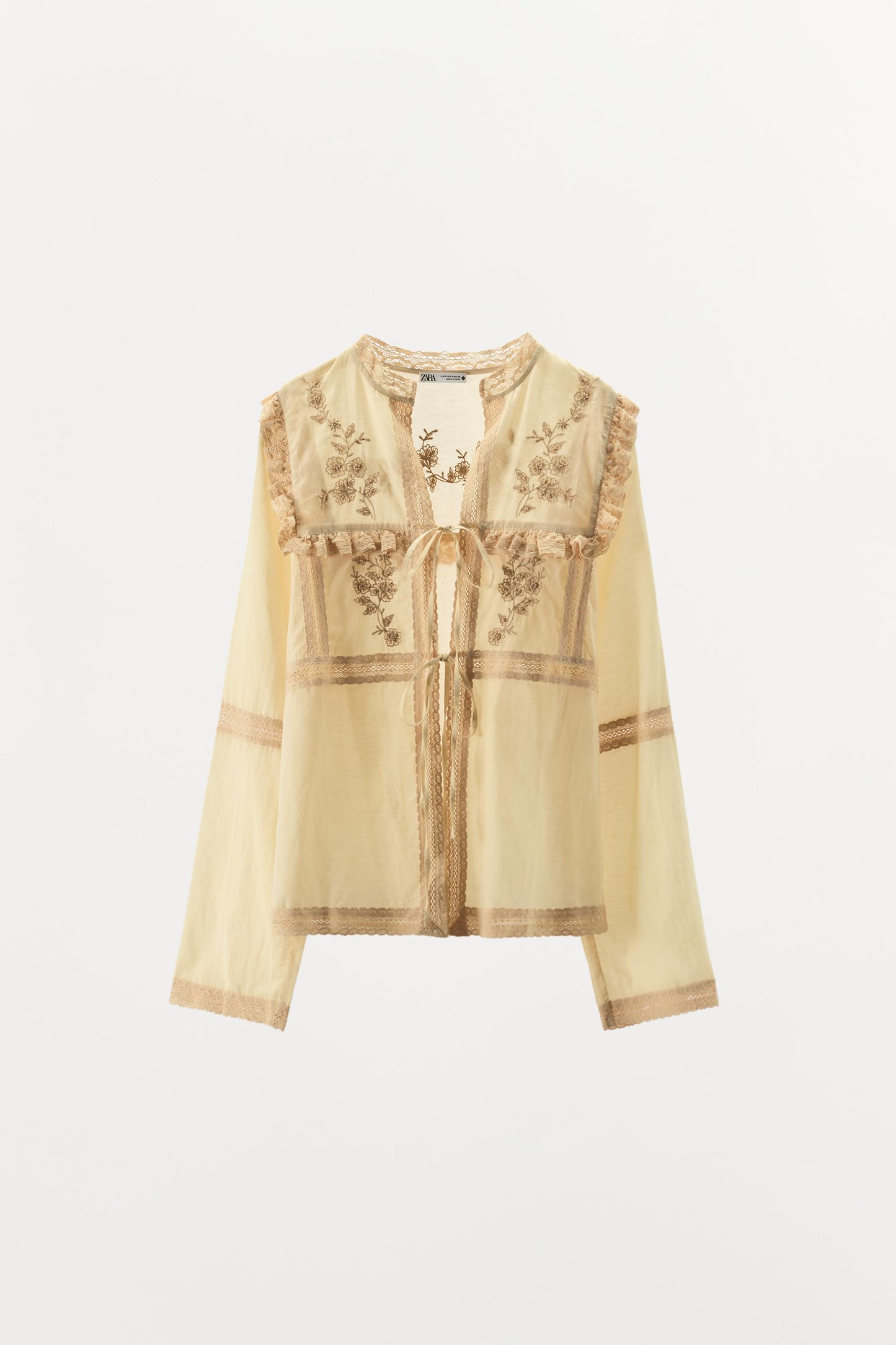 EMBROIDERED LACE BLOUSE LIMITED EDITION
