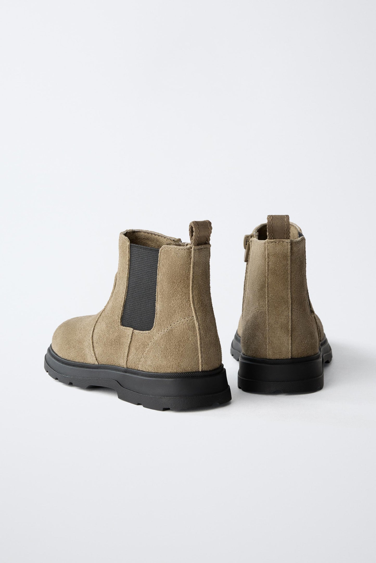 SPLIT LEATHER BOOTS