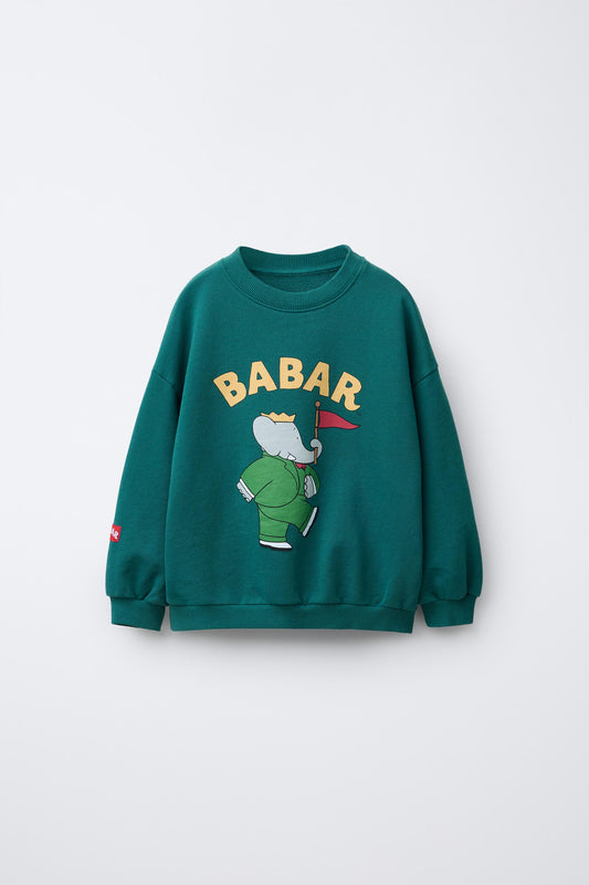 BABAR ™ PRINT SWEATSHIRT