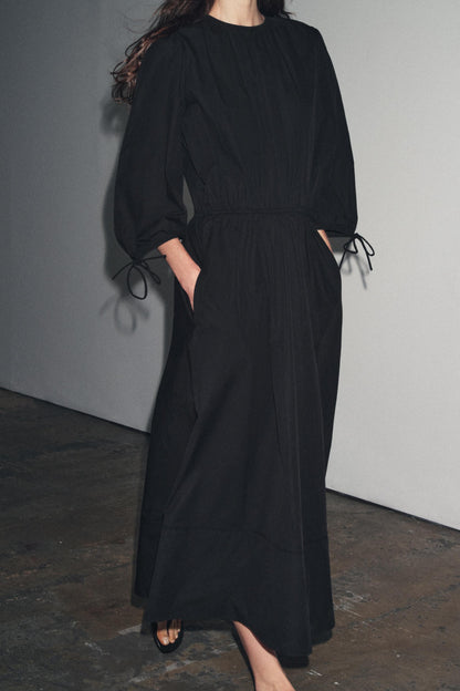 ZW COLLECTION RUCHED POPLIN DRESS