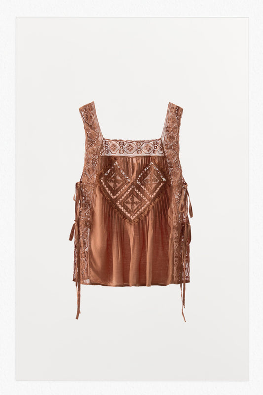 LIMITED EDITION RHOMBUS LACE TOP