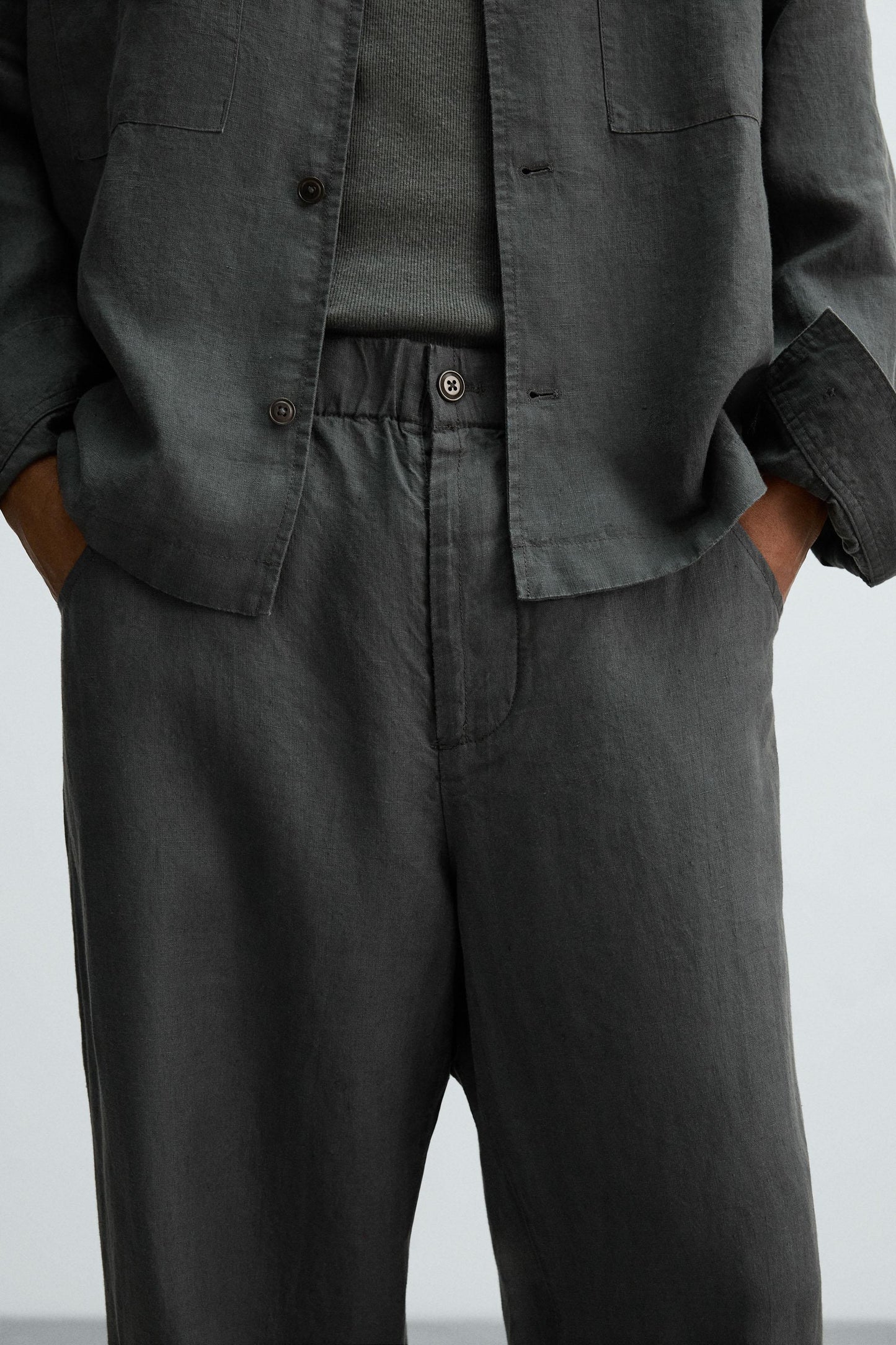 RELAXED FIT 100% HEMP PANTS