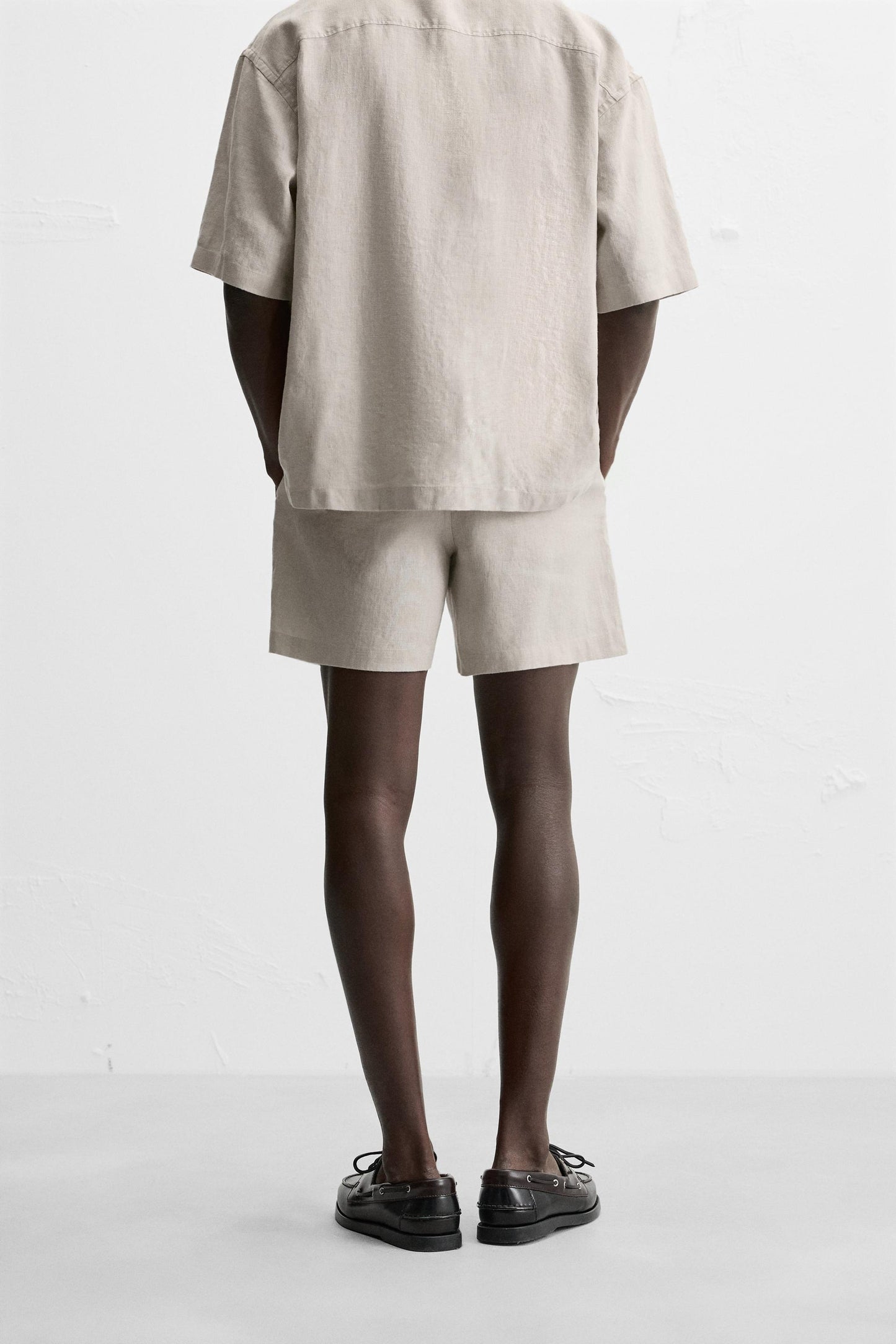 100% LINEN SHORTS